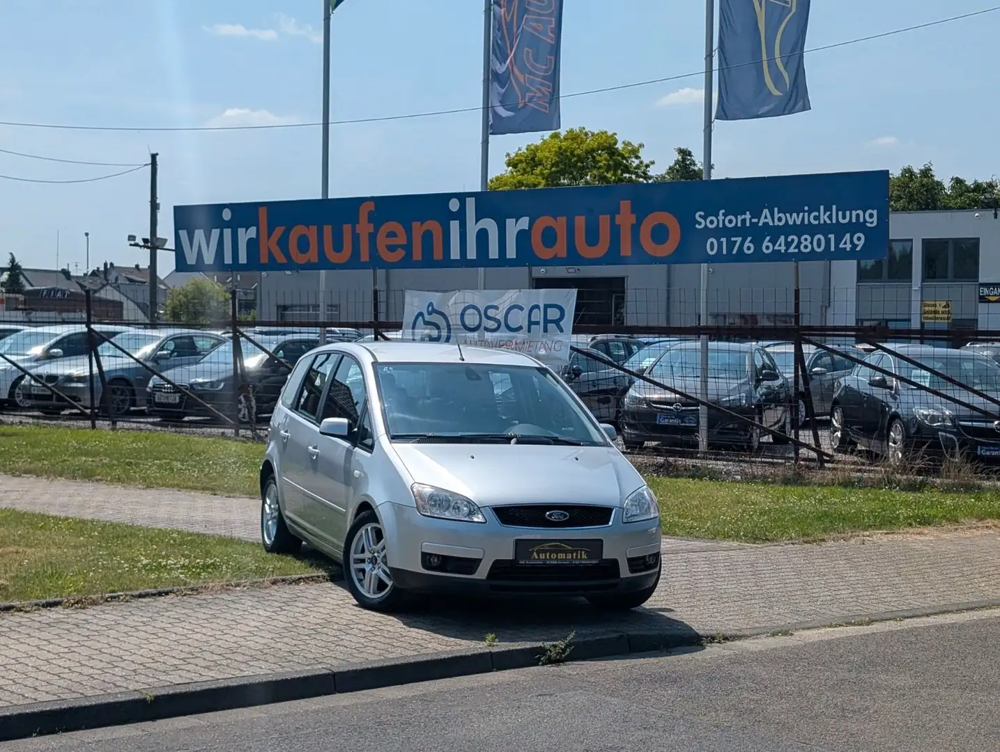 Ford Focus C-MAX Trend*AUTOMATIK*ZV-FUNK*RADIO-CD !! Silber - 1