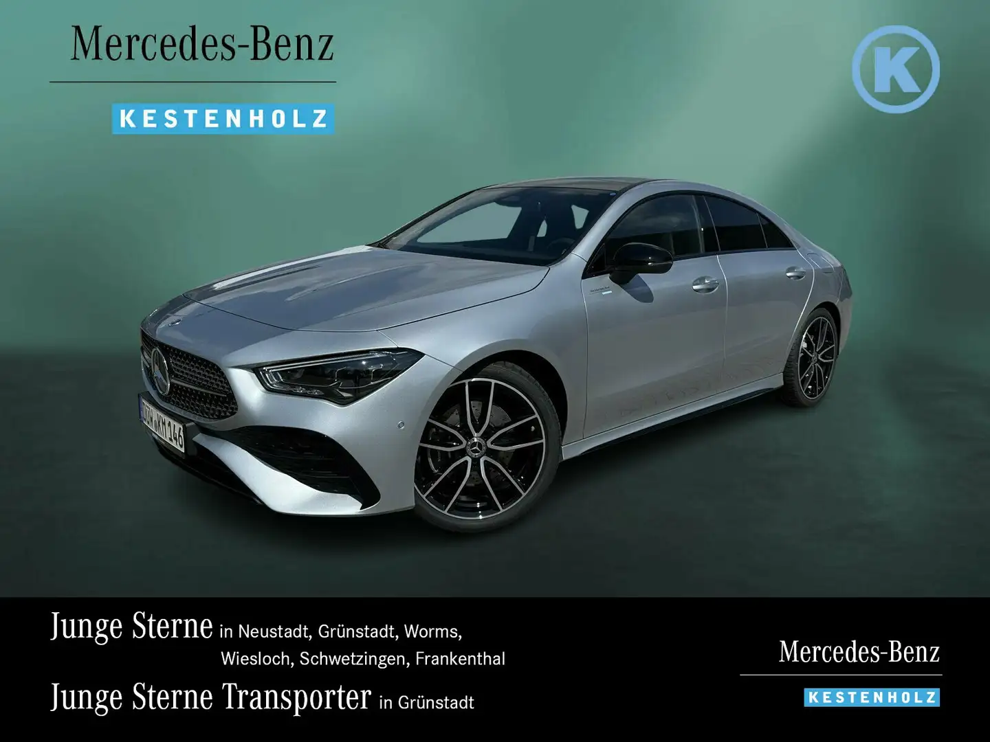 Mercedes-Benz CLA 200 CLA 200 AMG+DISTRONIC+PANO+NIGHT+SOUND+AHK+MLED Silber - 1