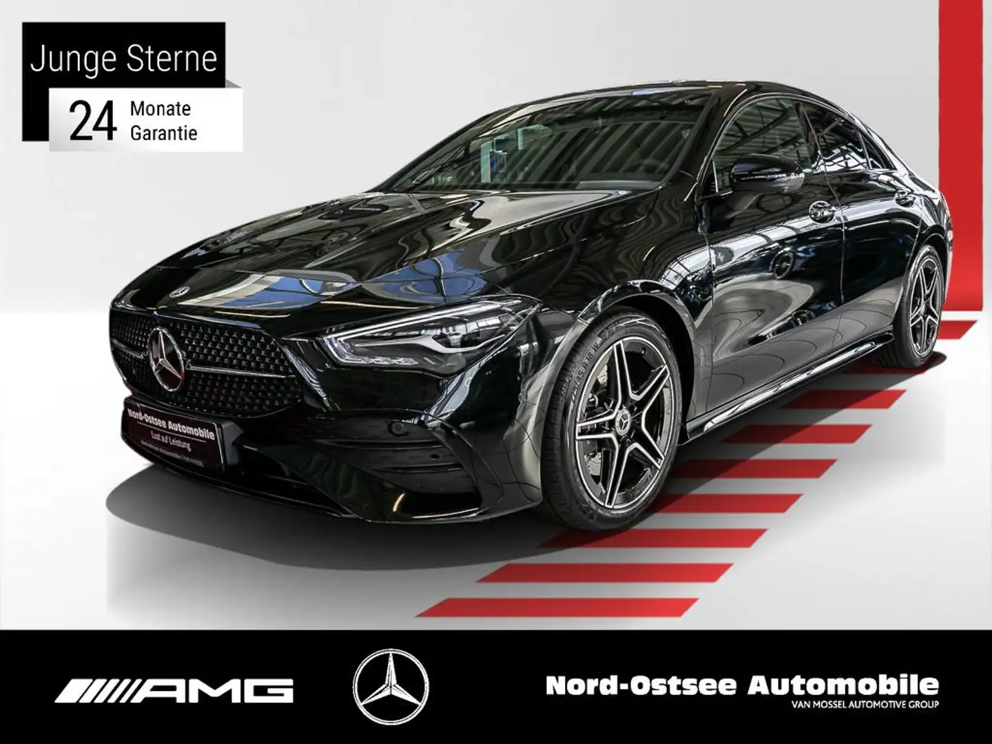 Mercedes-Benz CLA 200 COUPÈ ED. AMG NIGHT SOUND DISTRO KEYLESS Schwarz - 1