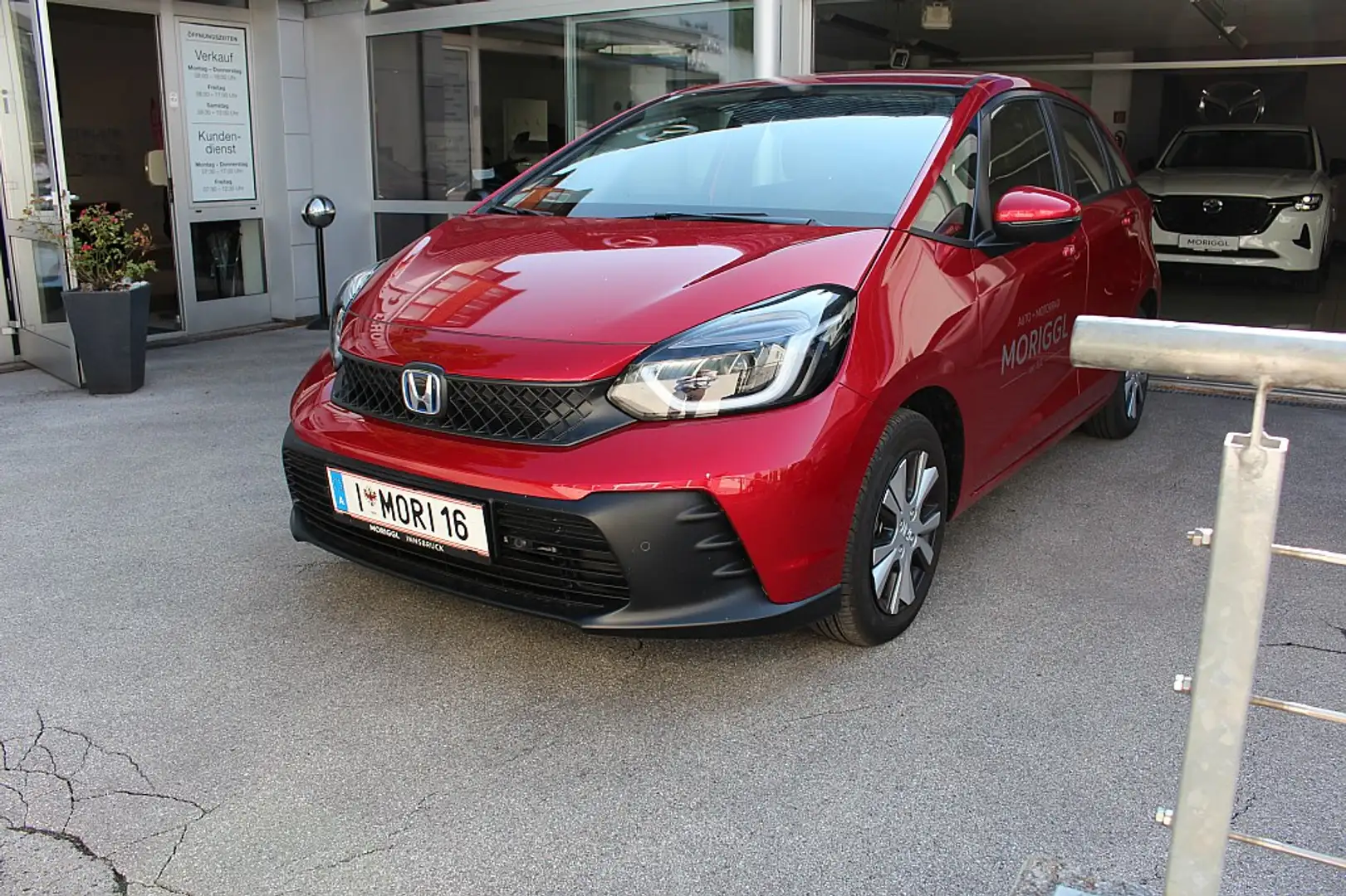 Honda Jazz 1,5 i-MMD Hybrid Elegance Aut. Selbstladend Rot - 1