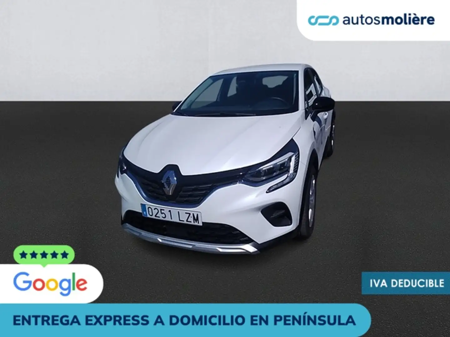 Renault Captur TCe Intens 74kW GLP Blanc - 1
