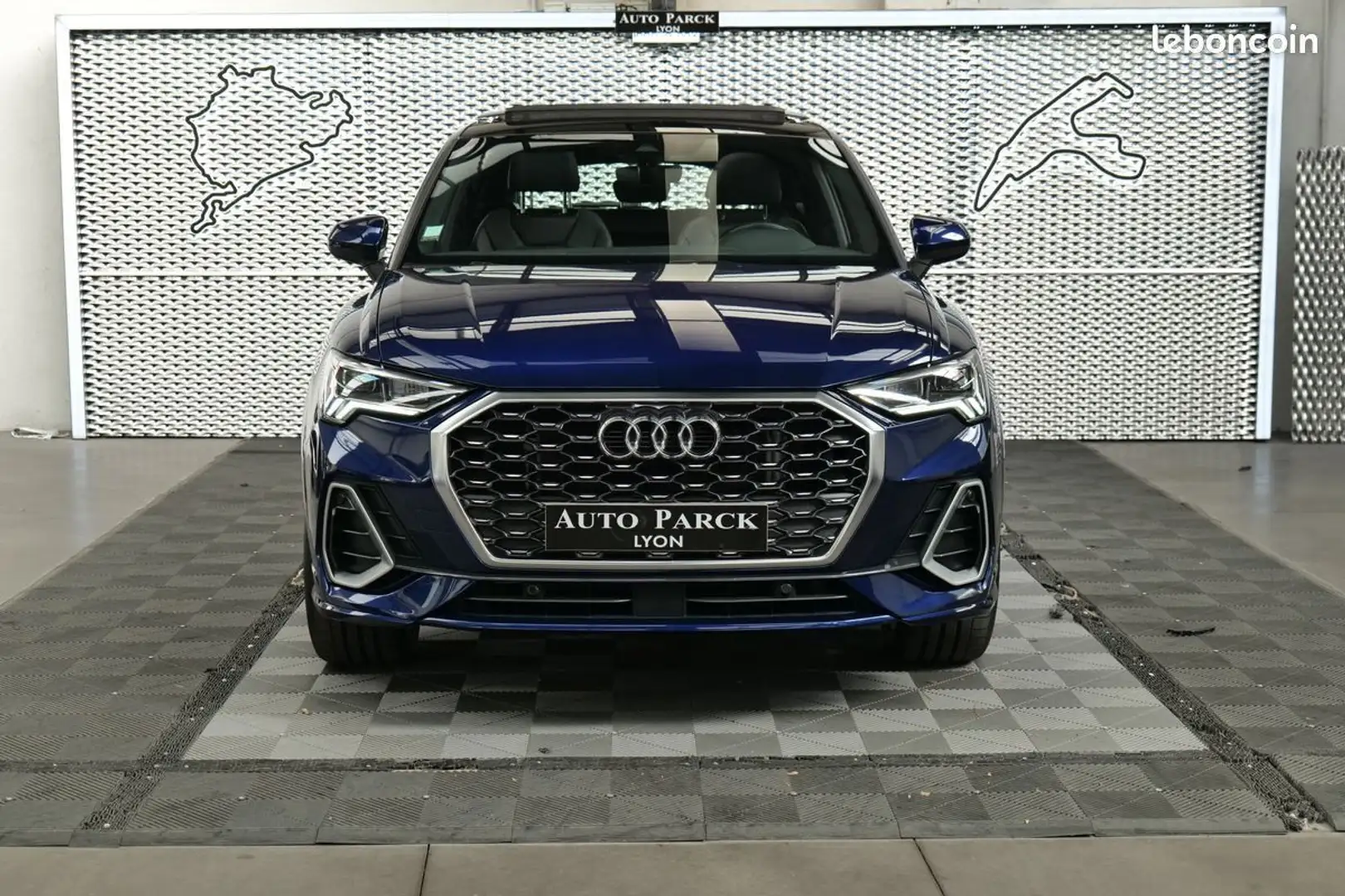 Audi Q3 45 TFSIe 245CH S TRONIC LINE 1° MAIN FRANCAIS TVA  Bleu - 2