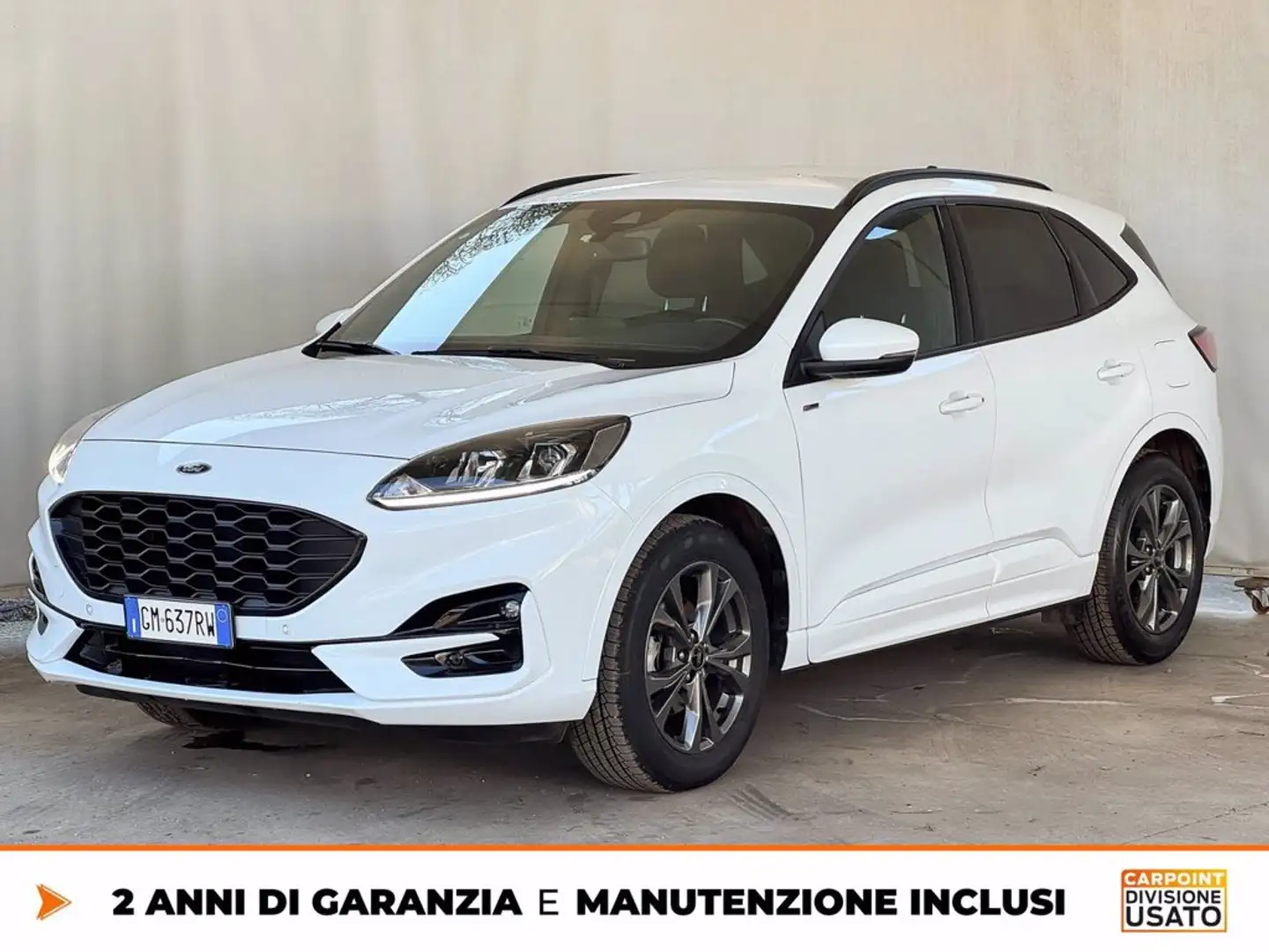 Ford Kuga 2.5 full hybrid st-line 2wd 190cv cvt Blanc - 1
