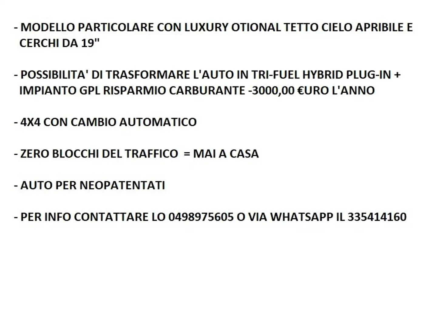Jeep Compass 1.3 turbo t4 phev Summit 4xe TETTO APRIB. Bianco - 2