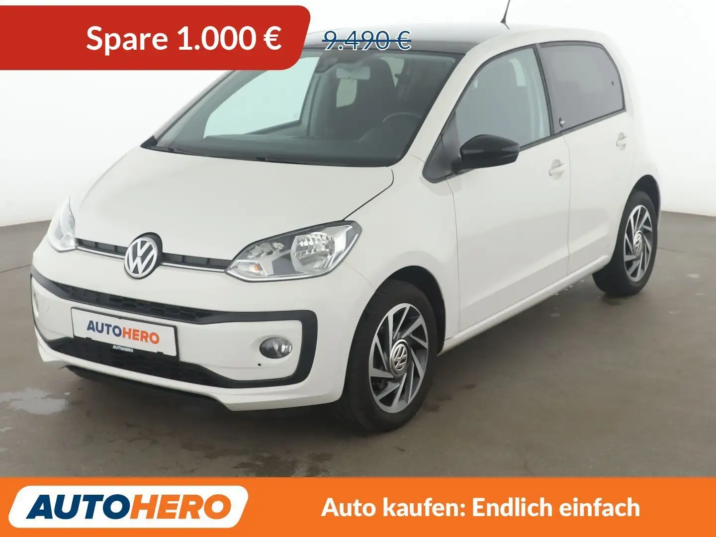 Volkswagen up! 1.0 Sound up! BlueMotion*TEMPO*PDC*SHZ*KLIMA* Blanc - 1