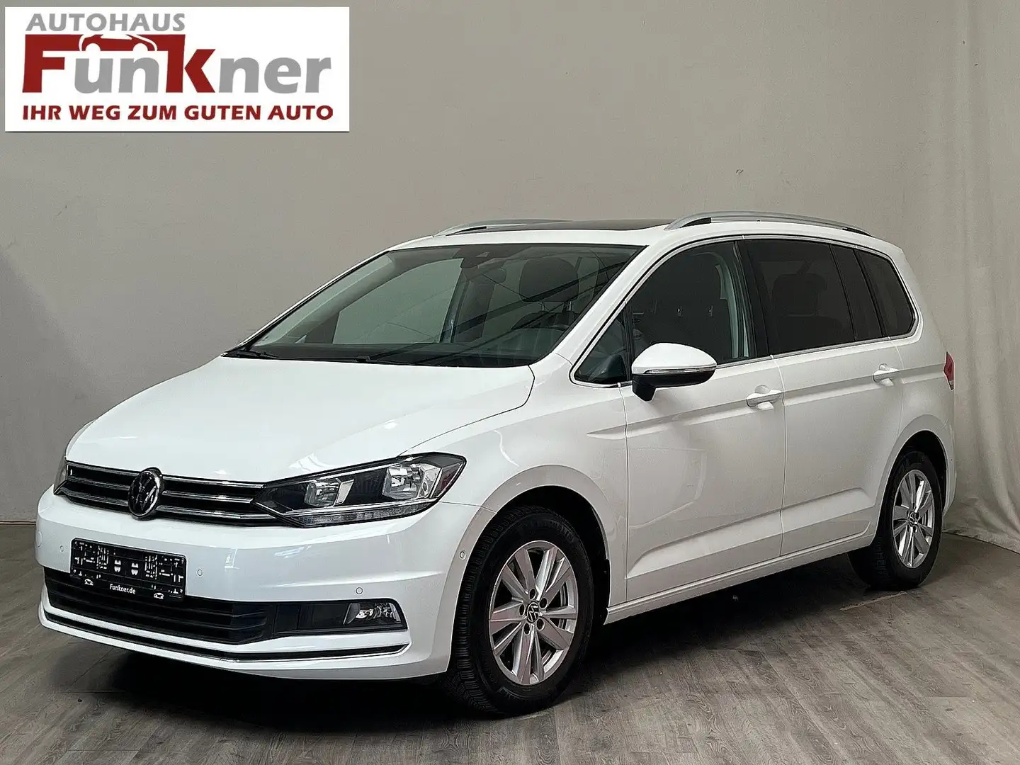 Volkswagen Touran 2.0 TDi SCR Highline/PNORAMA/AHK/1-HAND! Weiß - 1