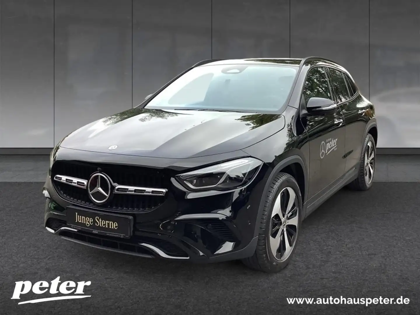 Mercedes-Benz GLA 220 4MATIC +PROGRESSIVE+MULTIBEAM+MBUX+AHK+ Zwart - 1