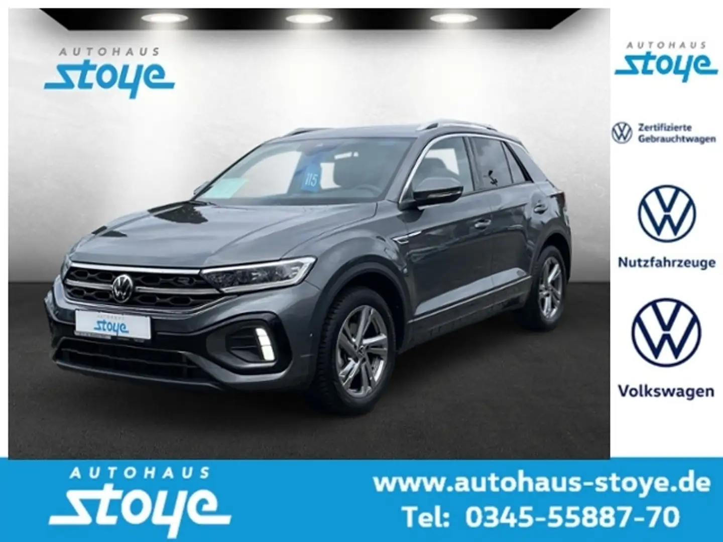 Volkswagen T-Roc R-Line TSi DSG Navi Matrix Kamera Grigio - 1