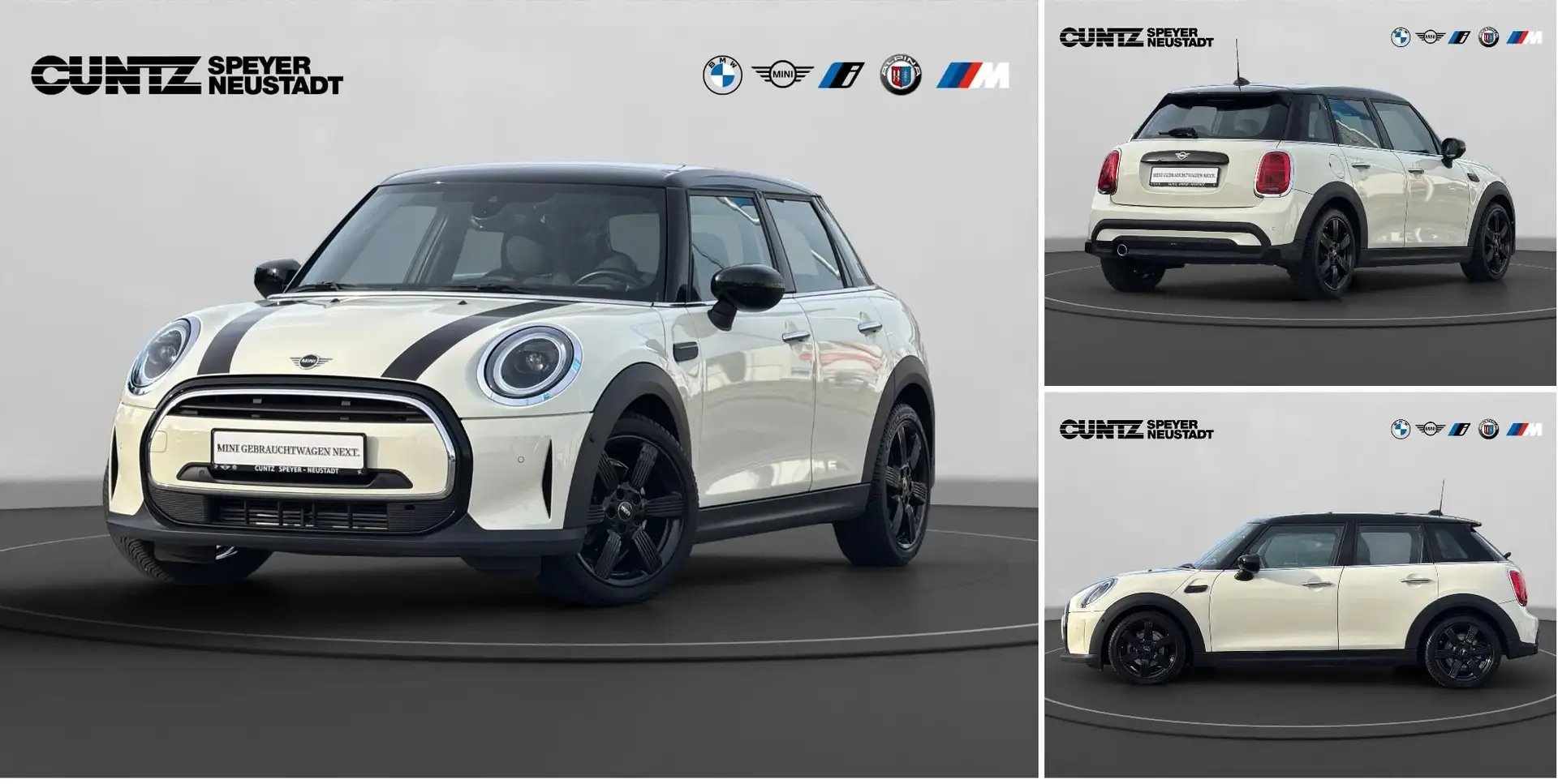 MINI Cooper 5-Türer Head-Up Rückfahrkamera Navigation Weiß - 1