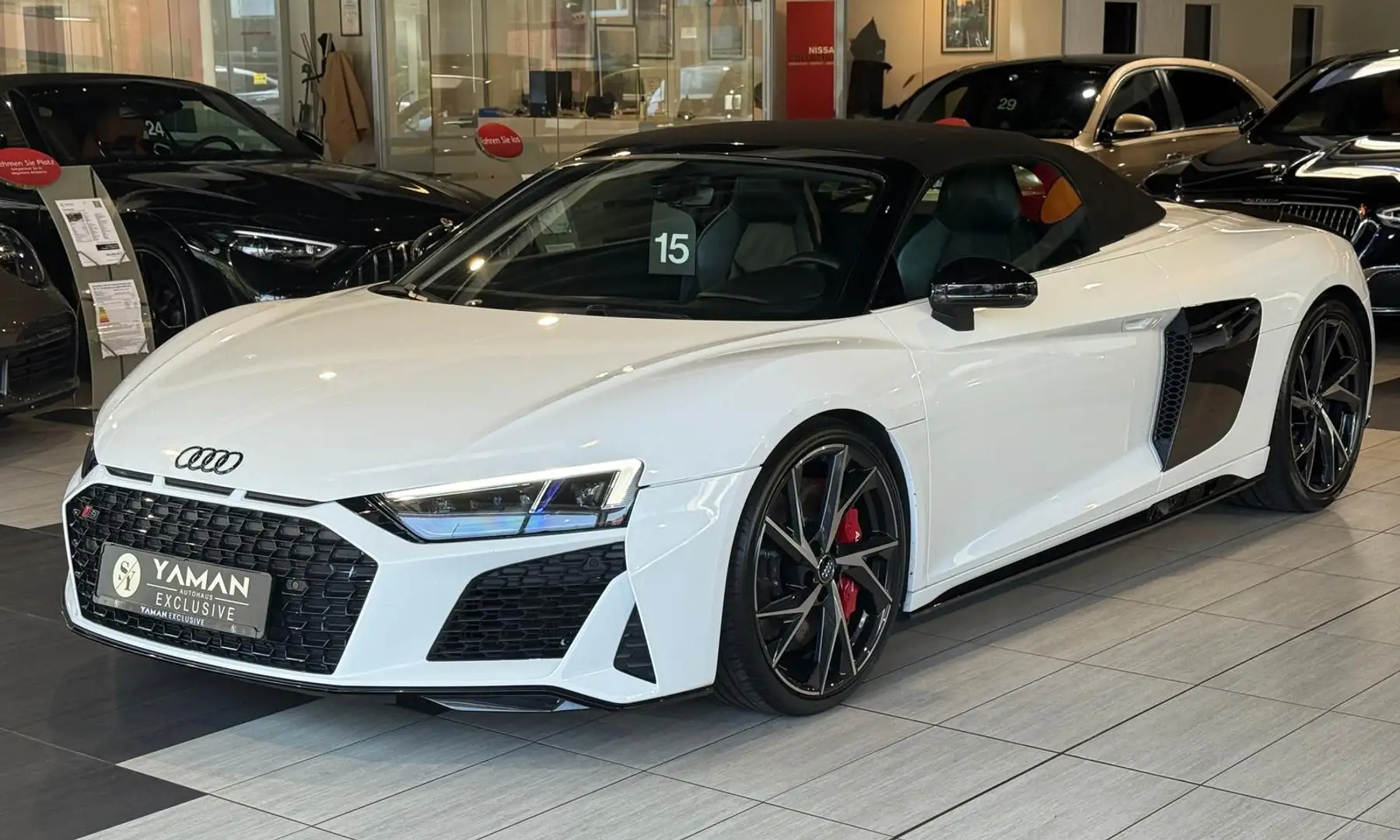 Audi R8 5.2 V10 quattro performance*Keramik*B&O*Cam Blanc - 1