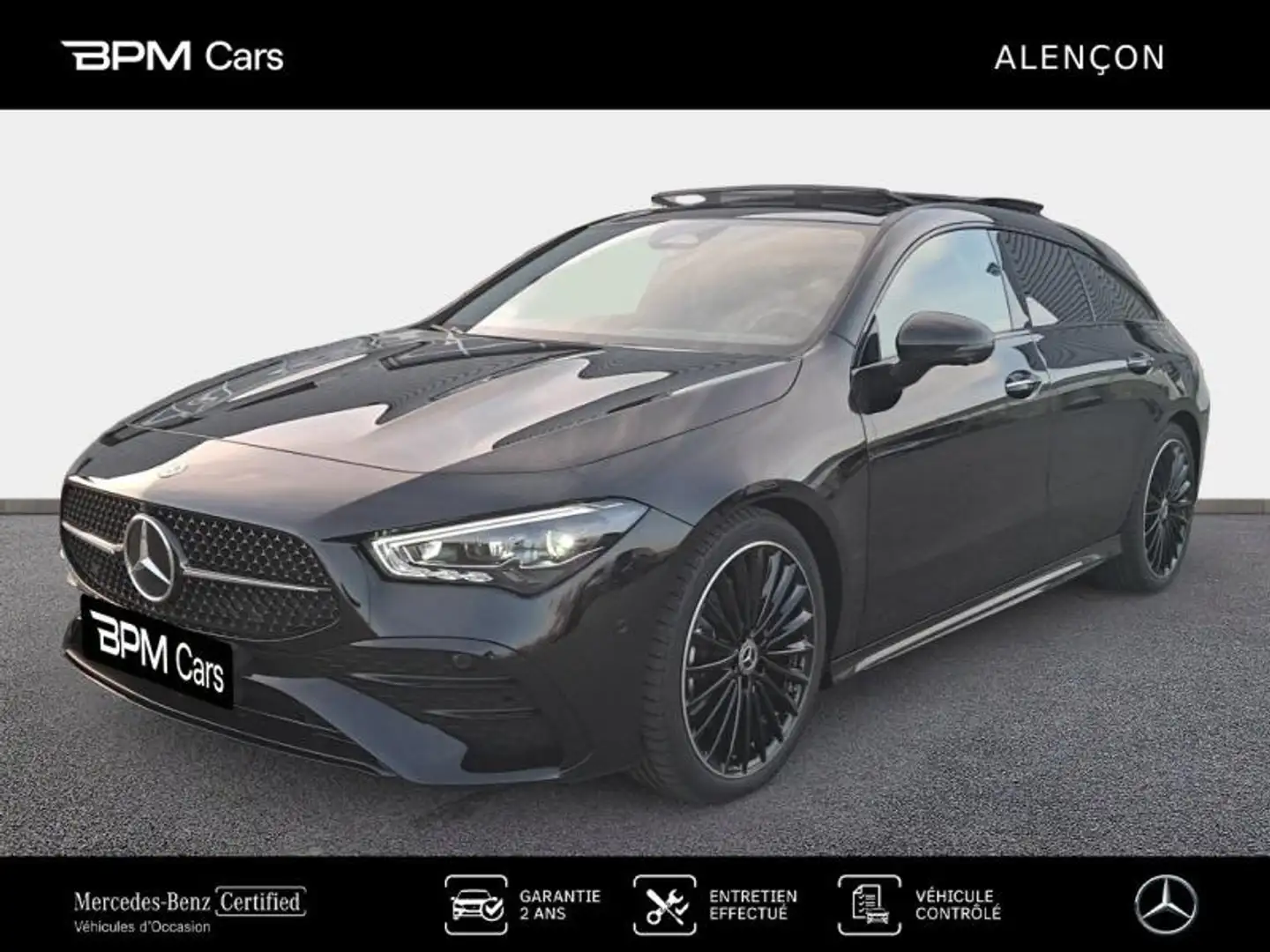 Mercedes-Benz CLA 200 200 d 150ch AMG Line 8G-DCT Noir - 1
