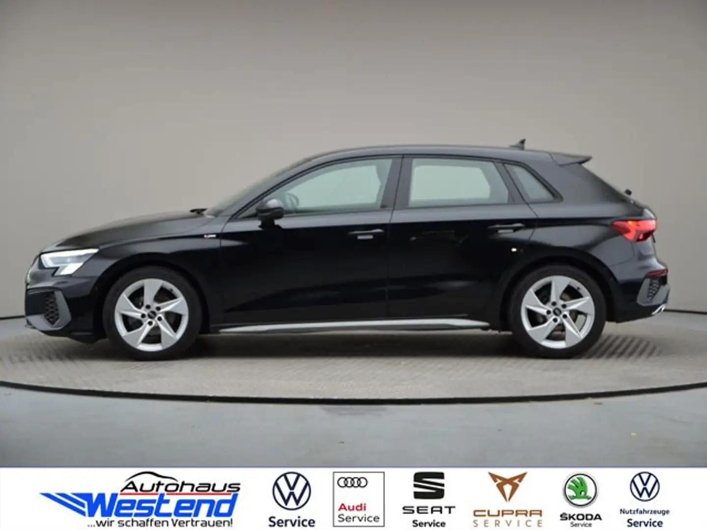 Audi A3 Sportback S line 2.0l TDI 85kW S tr. Matrix Navi Schwarz - 2