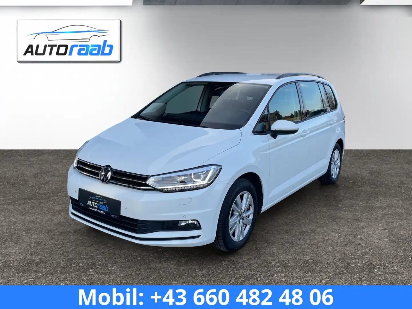 Volkswagen Touran 2,0 TDI DSG Comfortline *AHV*RFK*APP*ACC*LED*SITZH Weiß - 1
