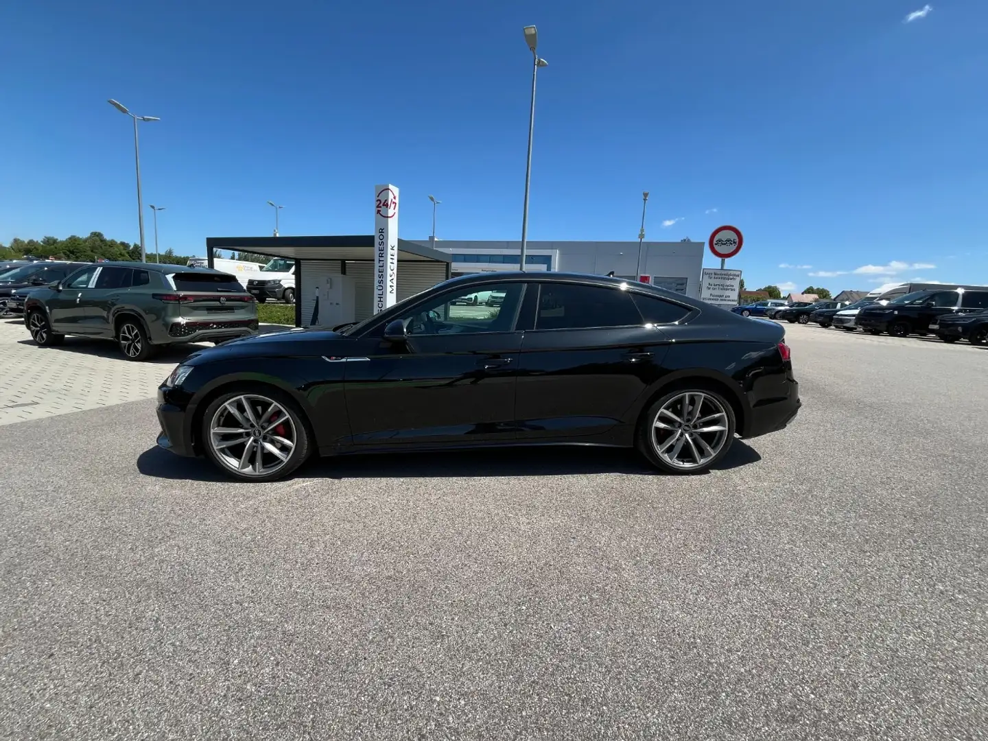 Audi A5 Sportback S line 40 TDI quat B&O Laserlicht RFK VC Schwarz - 2