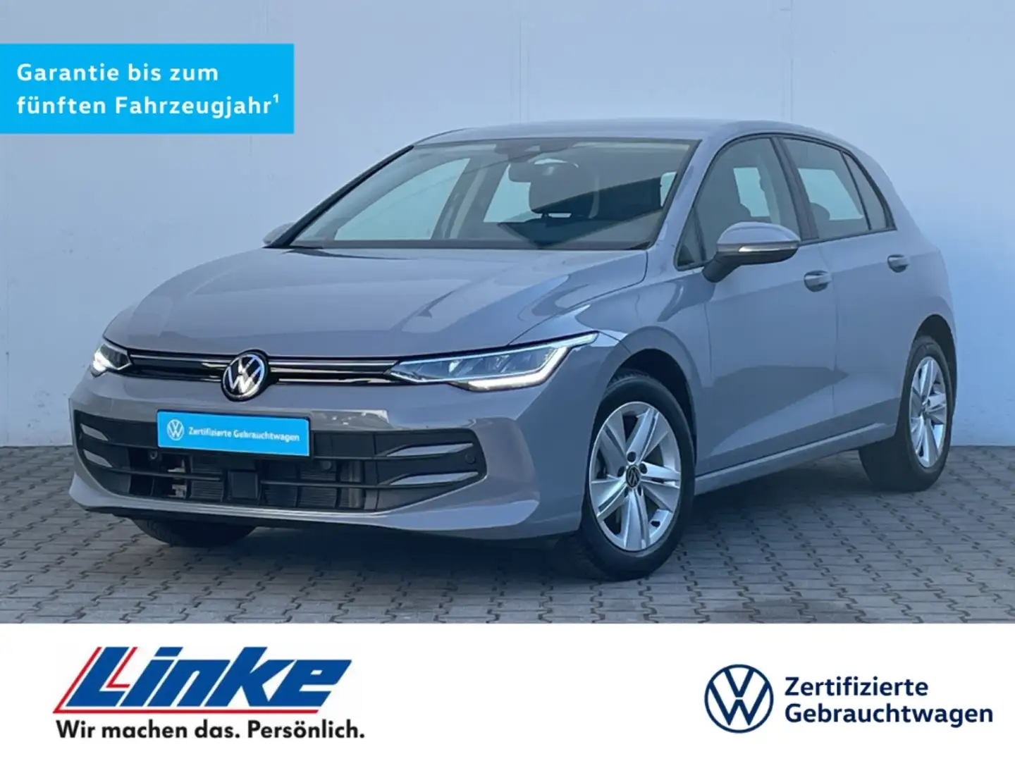 Volkswagen Golf VIII 1.5 TSI Life Kamera/H&K/ACC/LED/App-Connect Grau - 1