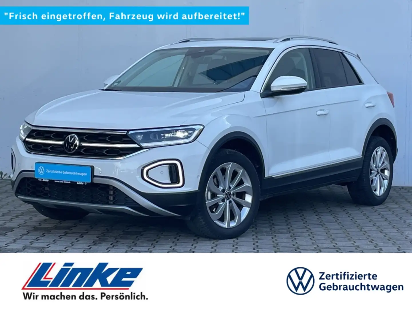 Volkswagen T-Roc 1.5 TSI DSG Style AHK/Kamera/Pano/Navi/ACC/Matrix/ Bianco - 1