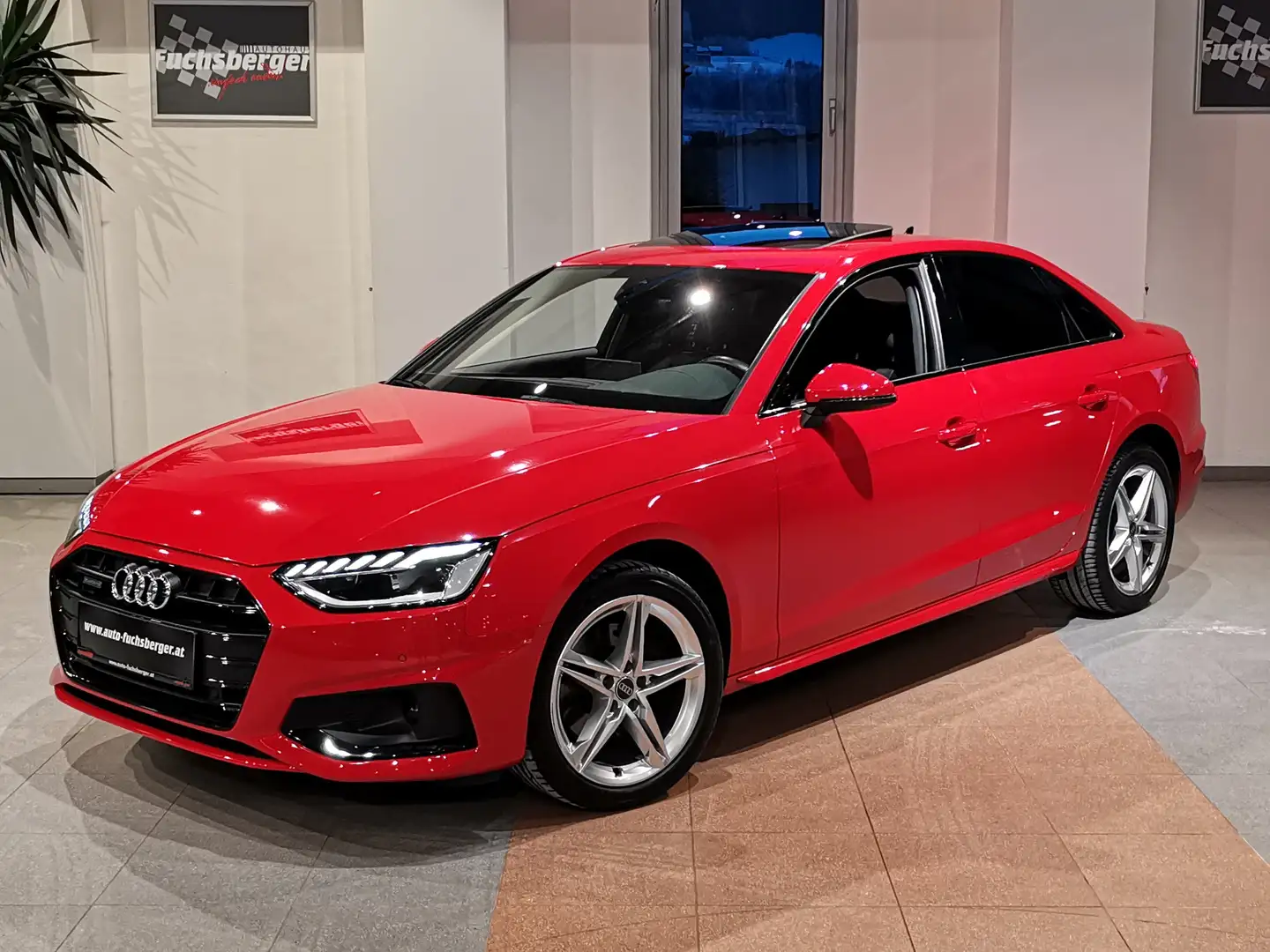 Audi A4 40 TDI S-Tronic Quattro Sport LED*S-Dach*Leder*ACC Rot - 1