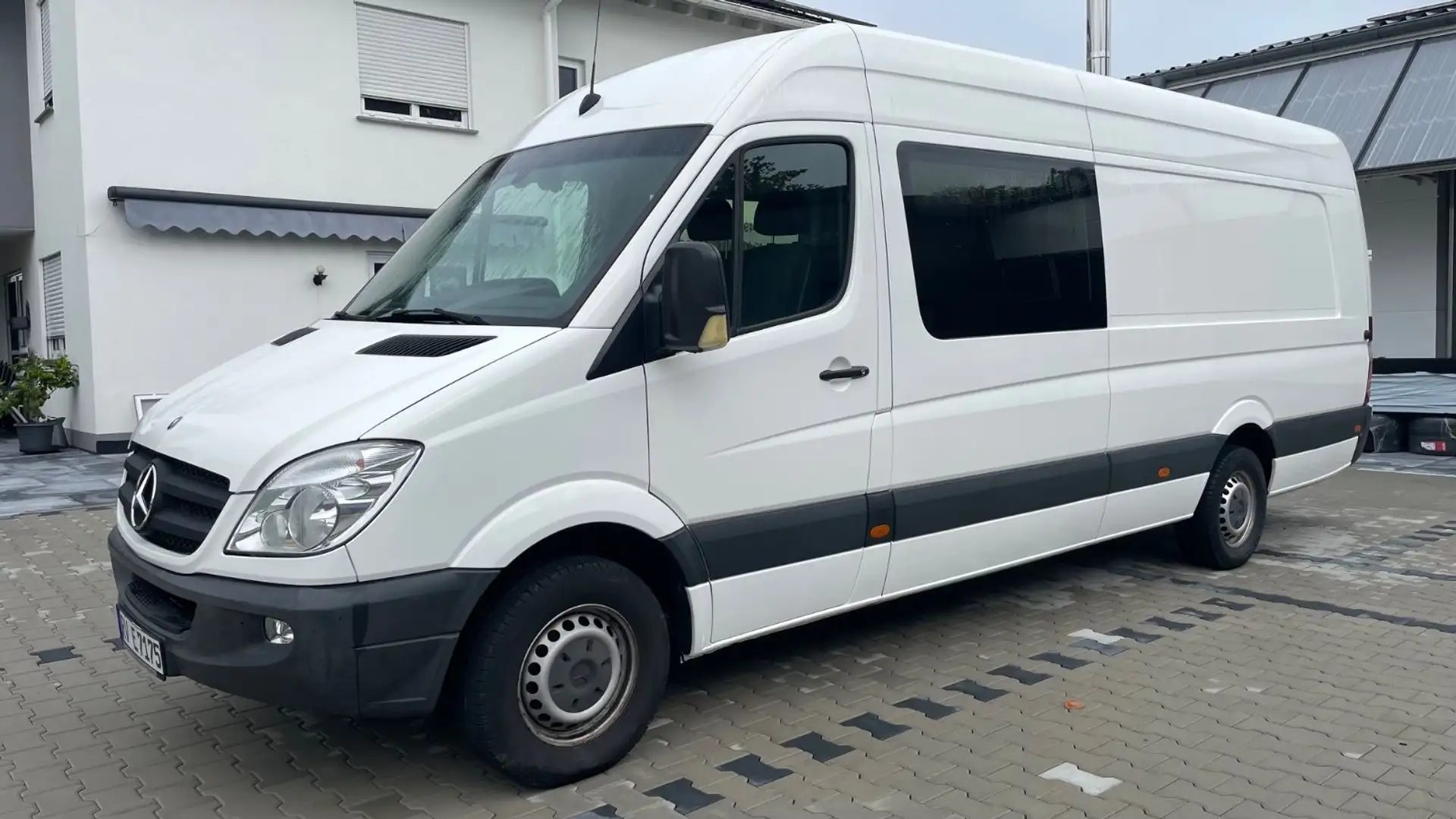 Mercedes-Benz Sprinter*Aut*Extralang*Klim*Kam*NAVI*Luftfederun Blanc - 2