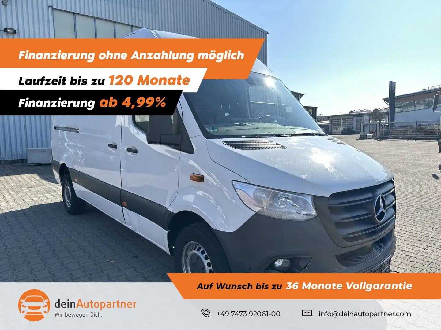 Mercedes-Benz Sprinter III Kasten RWD 317 CDI L2 NAVI/KLIMA/SURROUND VIEW Blanc - 1