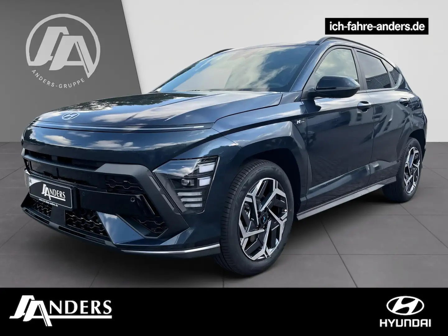 Hyundai KONA SX2 MY25 1.6 T-GDI Aut. N Line +Kamera+LED Bleu - 1