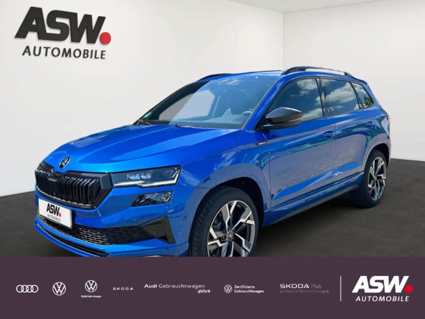 Skoda Karoq Sportline 2,0TSI 190PS DSG 4x4 ACC SHZ AHK Blau - 1