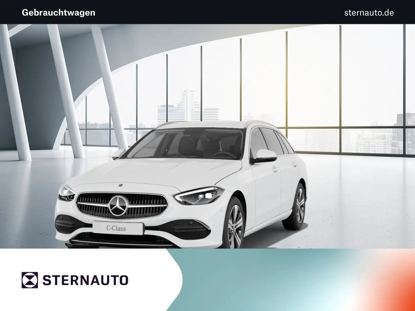 Mercedes-Benz C 180 C 180 T Ava RüKam LED Memory RüKa el. HK Winterp Weiß - 1