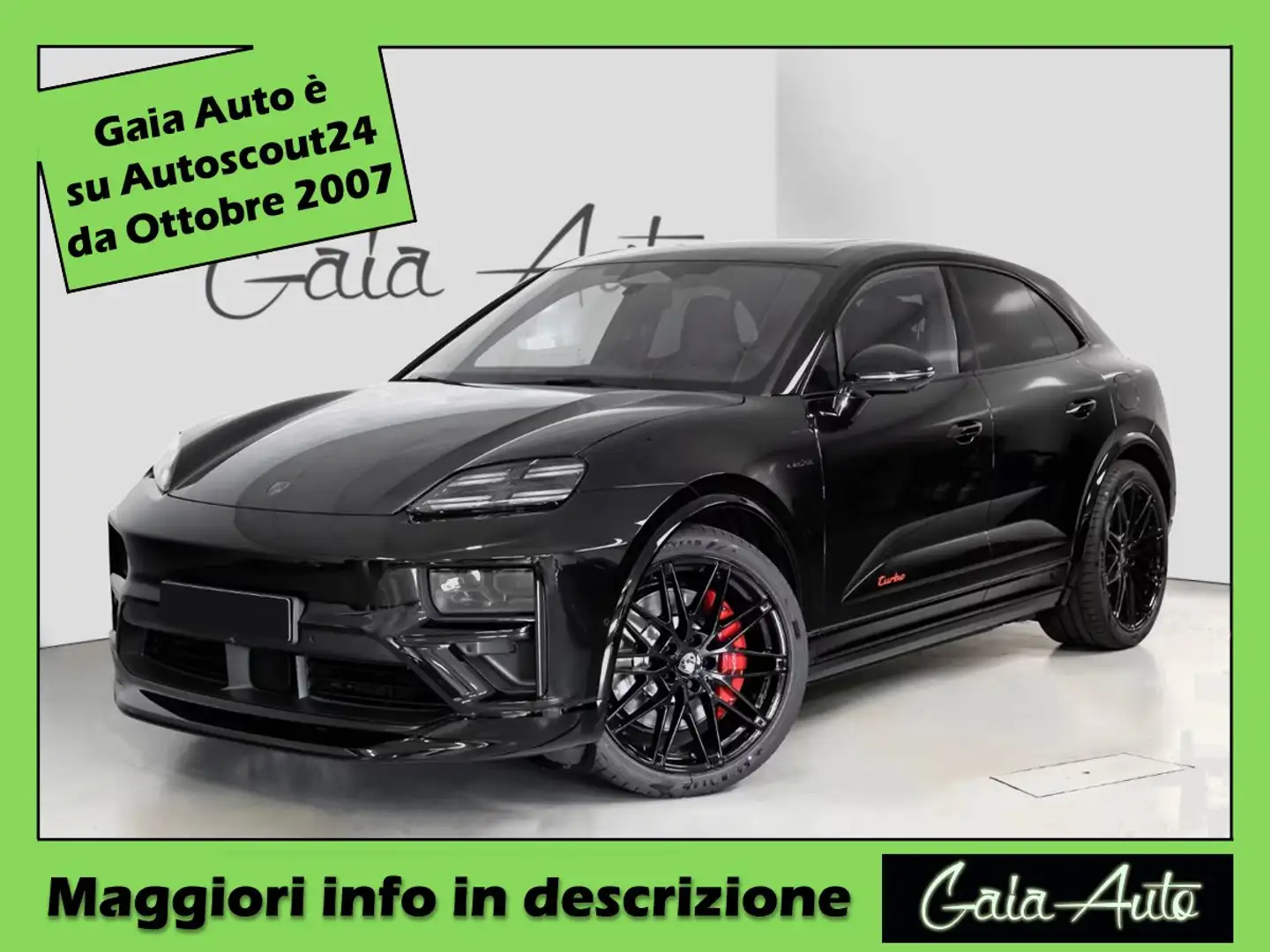 Porsche Macan Turbo 639CV (145KW) Noir - 1