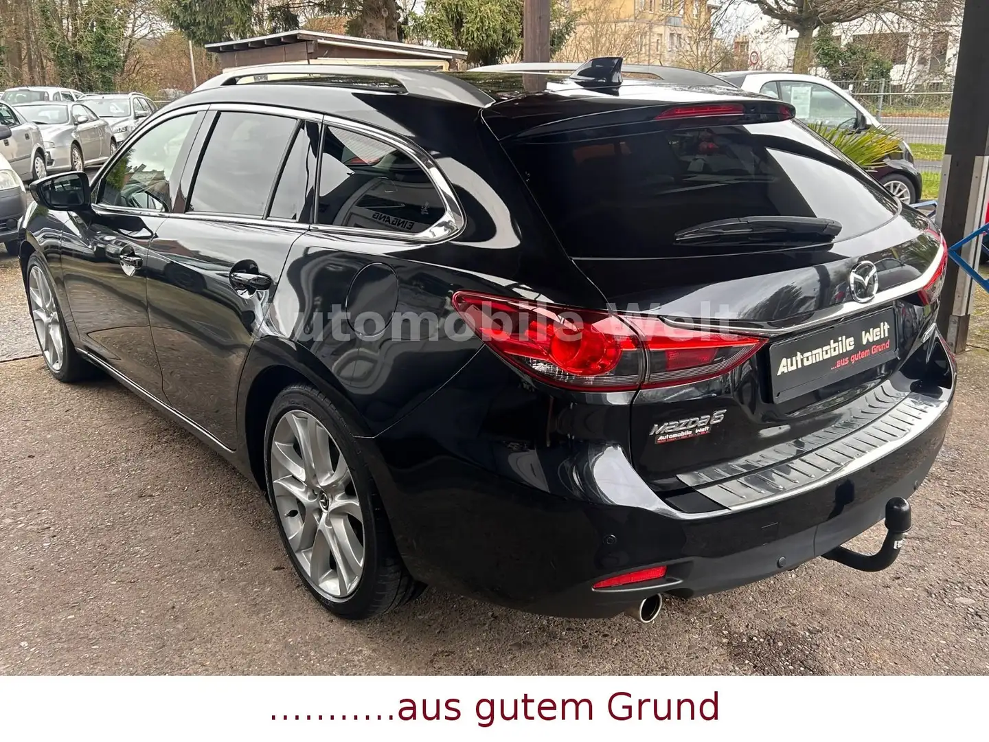 Mazda 6 Kombi 2,2 D.Sp-Line Automatik Leder AHK GSHD Noir - 2