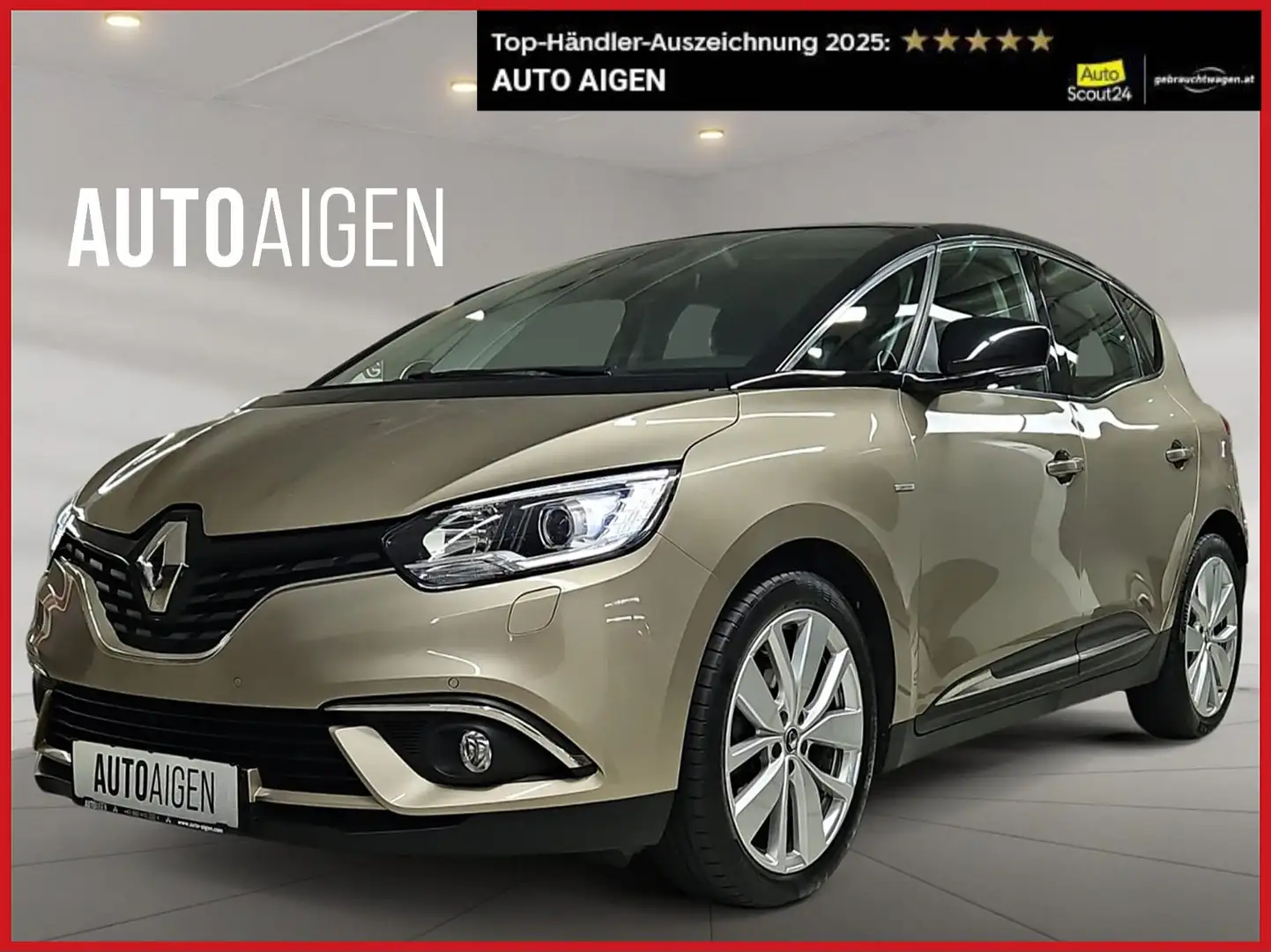 Renault Scenic * LIMITED * 2. BESITZ * KEYLESS * CARPLAY * 20" * Beige - 1