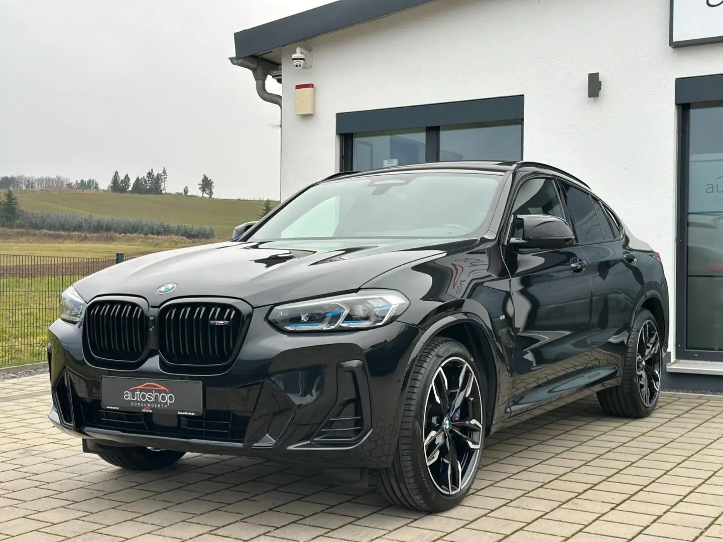 BMW X4 M d LCI*Laser/21"/360°/AHK/Pano/StHzG/EDC Schwarz - 1