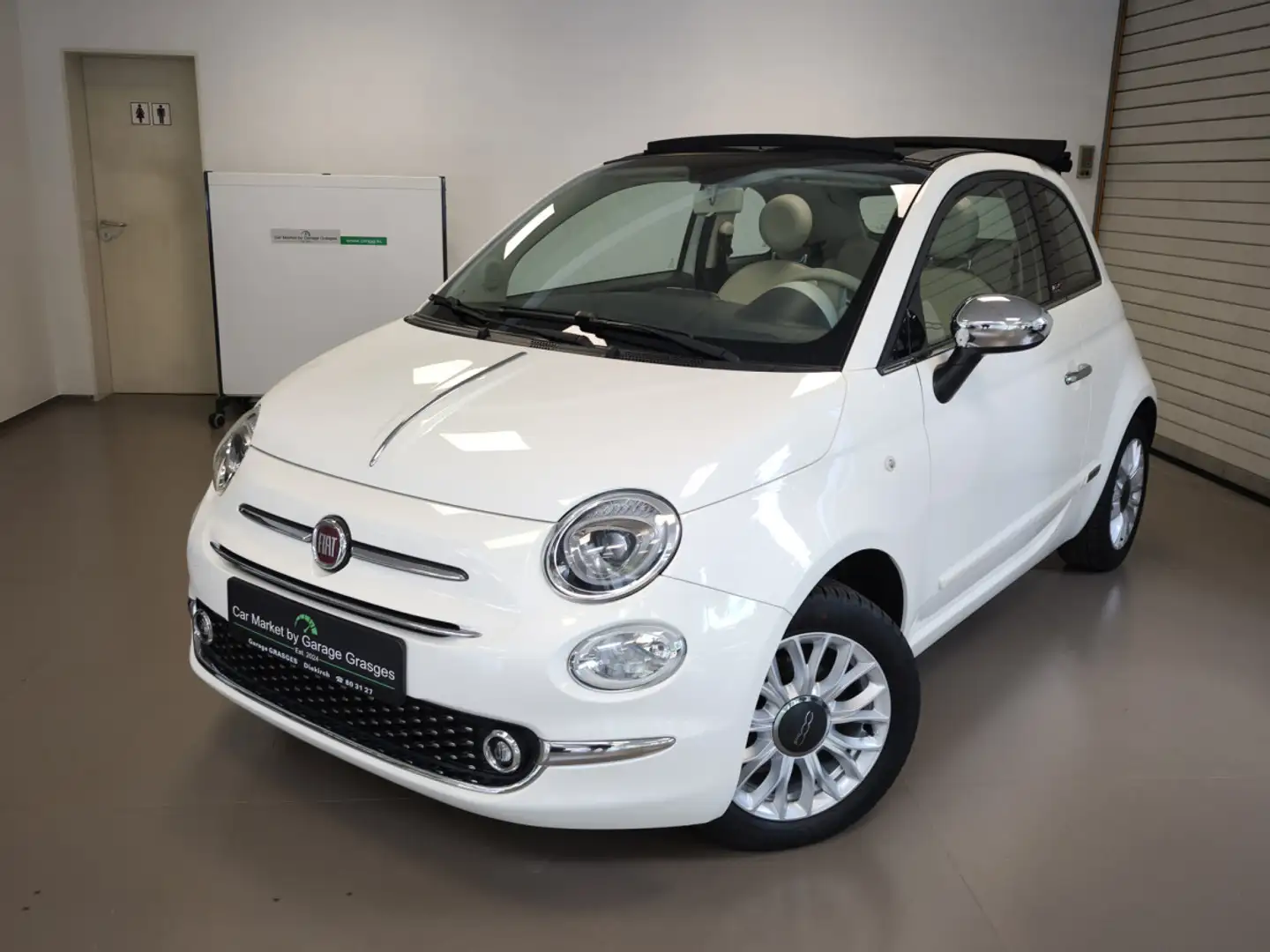 Fiat 500C 1.2 Lounge Beyaz - 1
