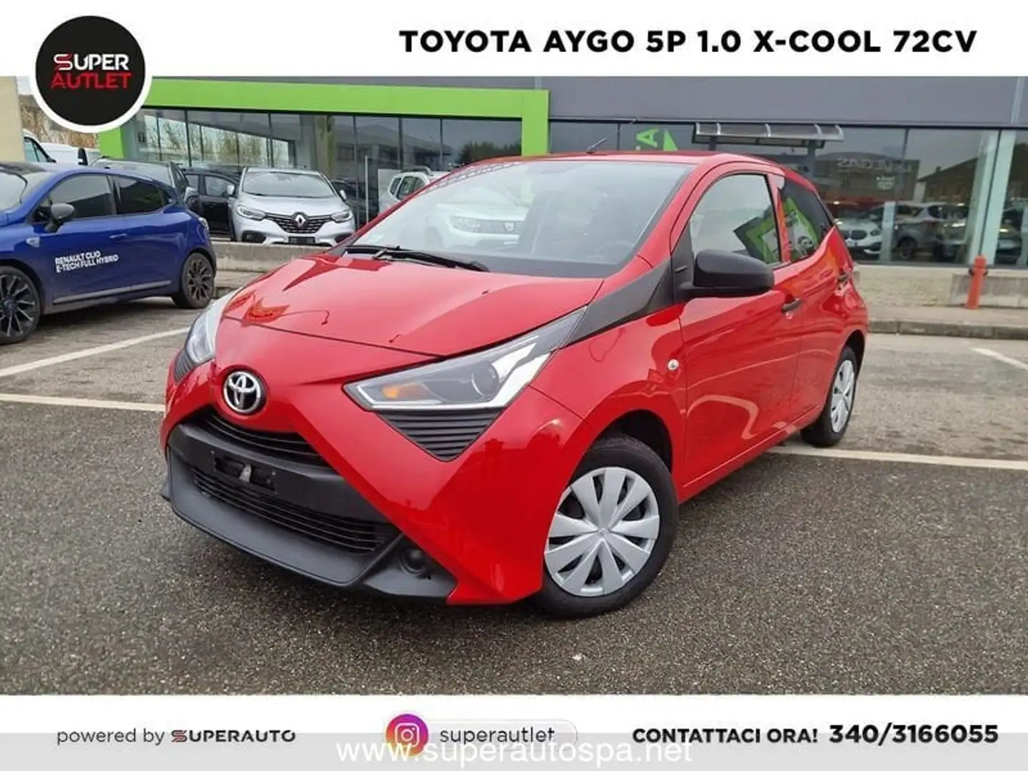 Toyota Aygo 5p 1.0 x-cool 72cv Rouge - 1