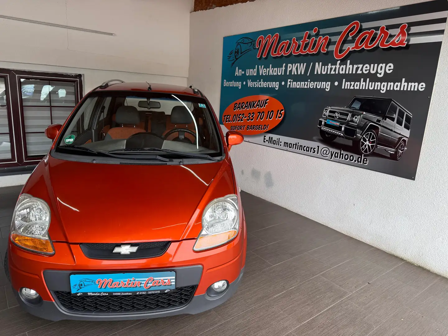 Chevrolet Matiz 1.Hand Klima TÜV 07/2027 elekt. Fenster Zentral Naranja - 2
