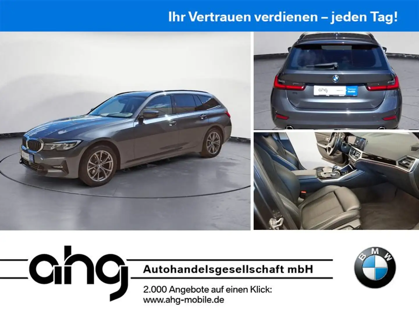 BMW 320 d xDrive Touring Sport Line Automatic Aut. LE Gris - 1