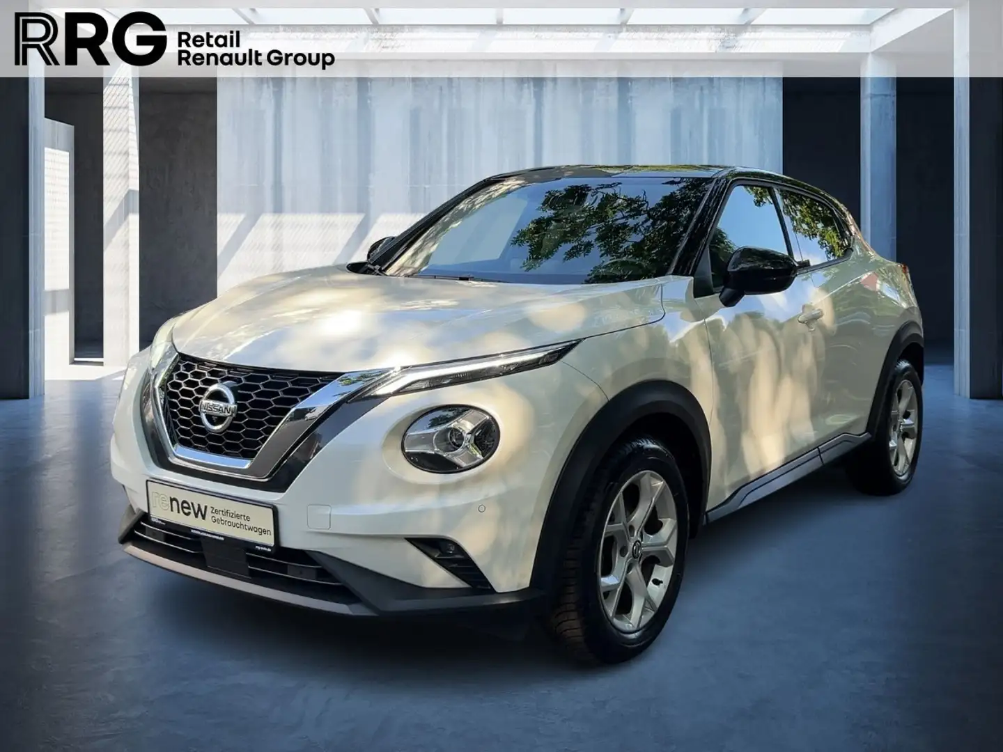 Nissan Juke 1.0 DIG-T N-Connecta Apple CarPlay PDC KLIMA Blanc - 1