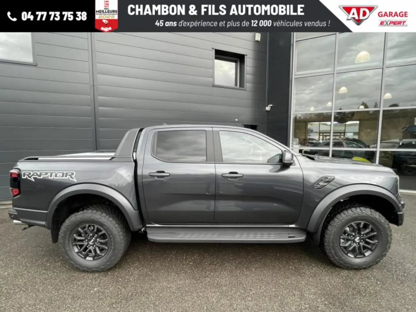 Ford Ranger DOUBLE CABINE 3.0 ECOBOOST V6 292 CH BVA10 RAPTOR  siva - 2