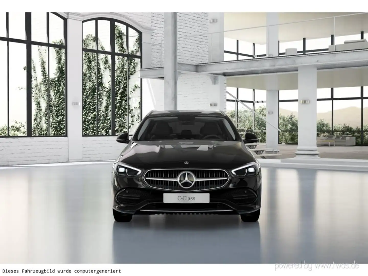 Mercedes-Benz C 300 de 4MATIC T-Modell KAM PDC SpurH Navi AUT Černá - 2