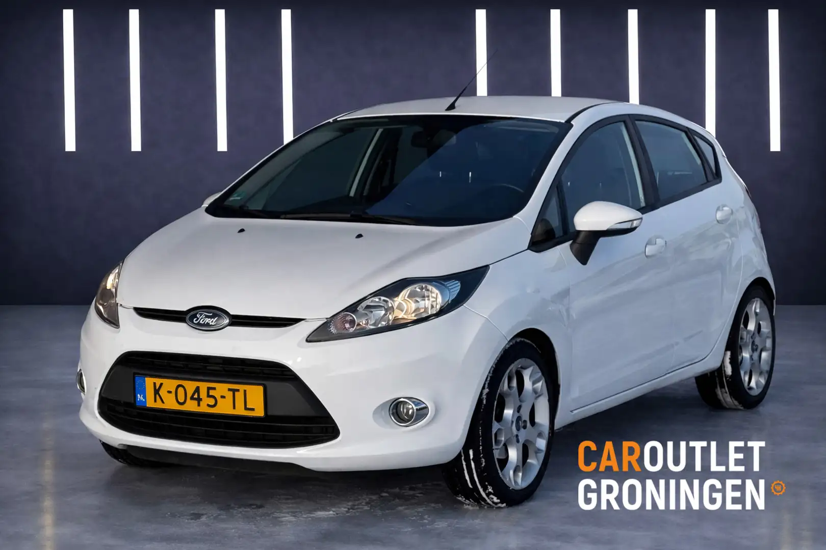 Ford Fiesta 1.4 Titanium 2013 | 5D | AIRCO | QuickClear | LMV Weiß - 2