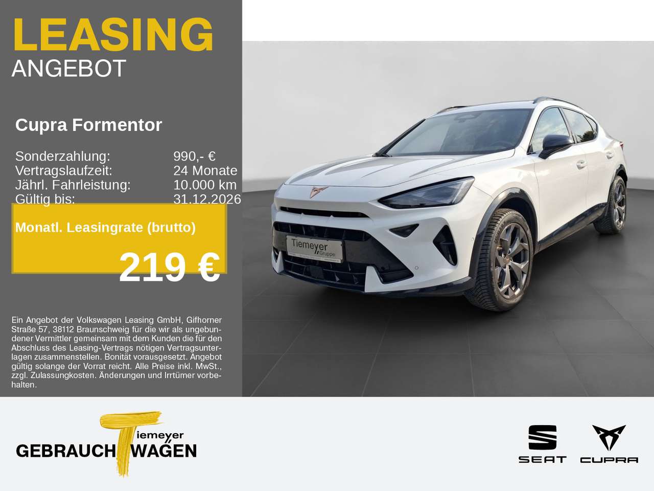 Cupra Formentor — Cupra Formentor 2.0 TDI MATRIX SUPERSPORT 360° NAVI