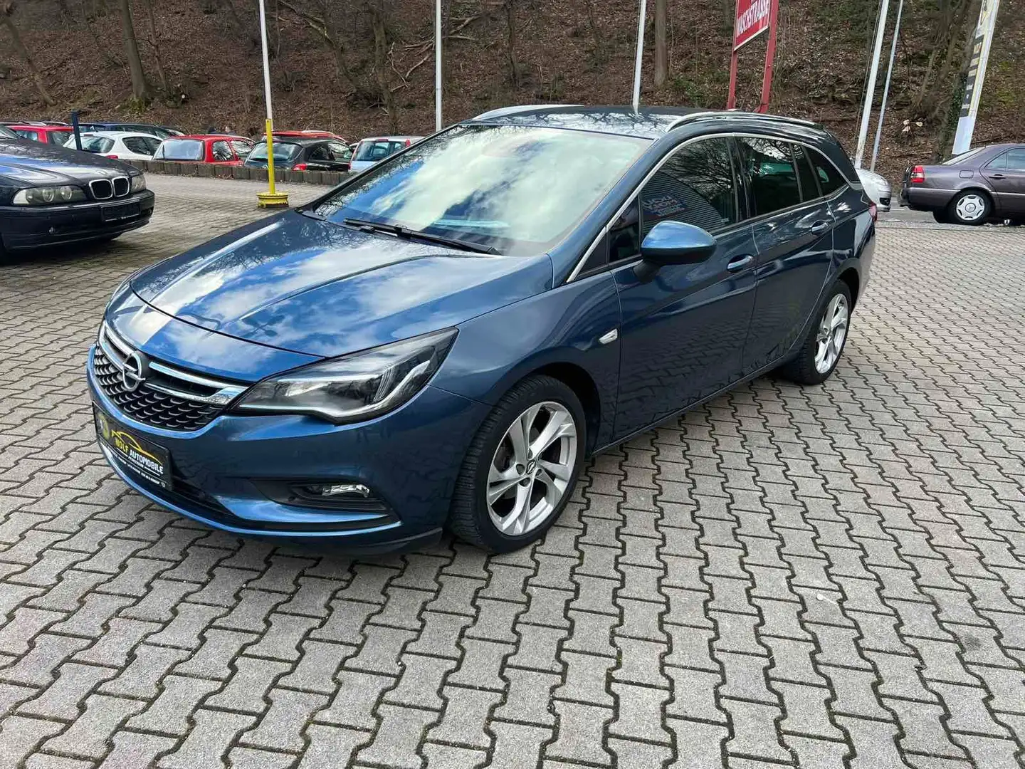 Opel Astra Dynamic Automatik Klima 2 Hand Bleu - 1