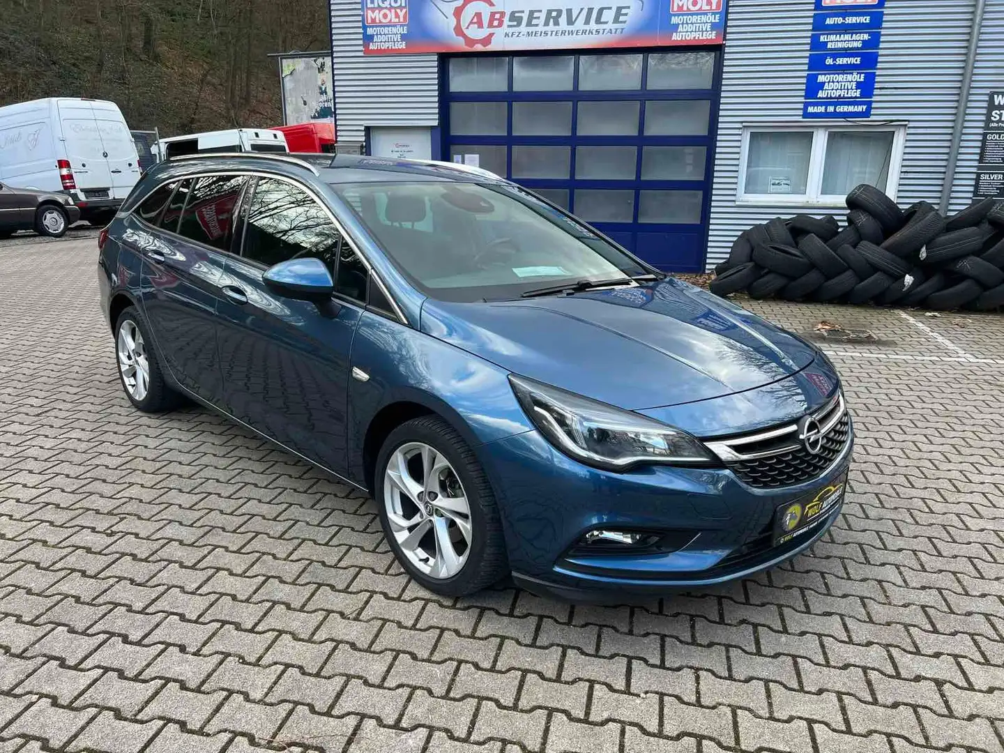 Opel Astra Dynamic Automatik Klima 2 Hand Blauw - 2