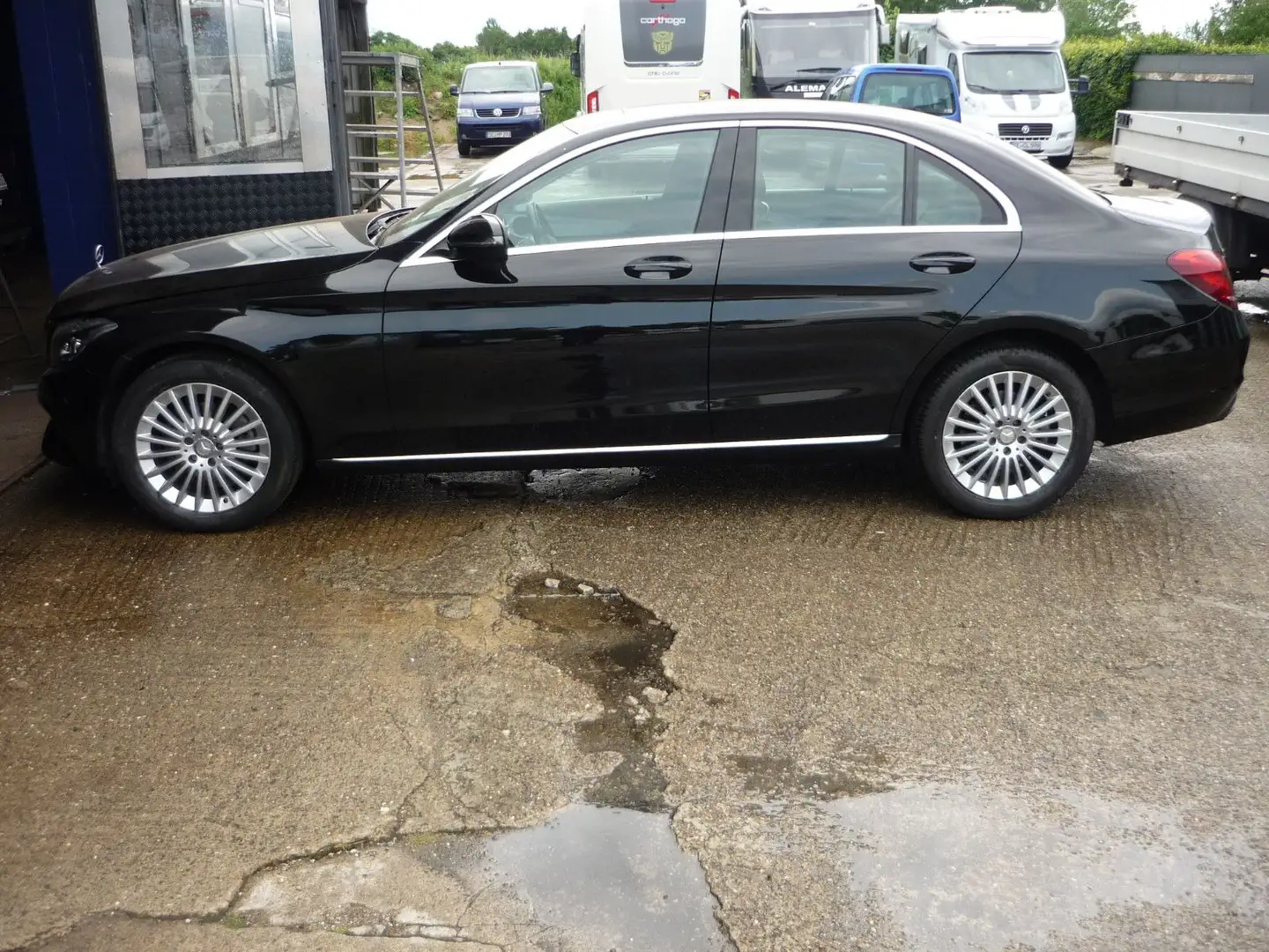 Mercedes-Benz C 180 CGI Exclusive,elk. GSHD Schwarz - 1