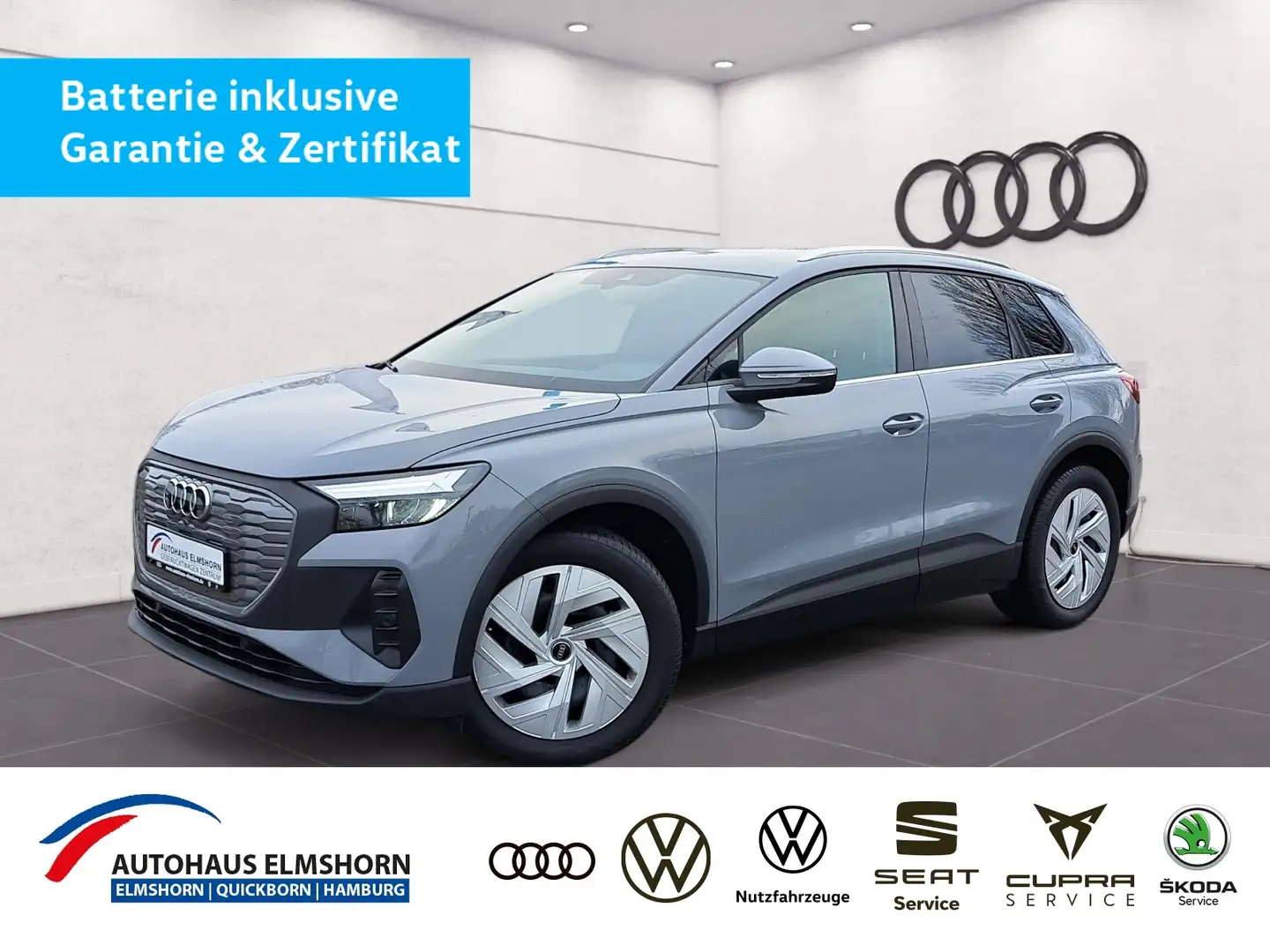 Audi Q4 e-tron 40 NAV LED GJ-REIF GRA PDC SHZ Grau - 1