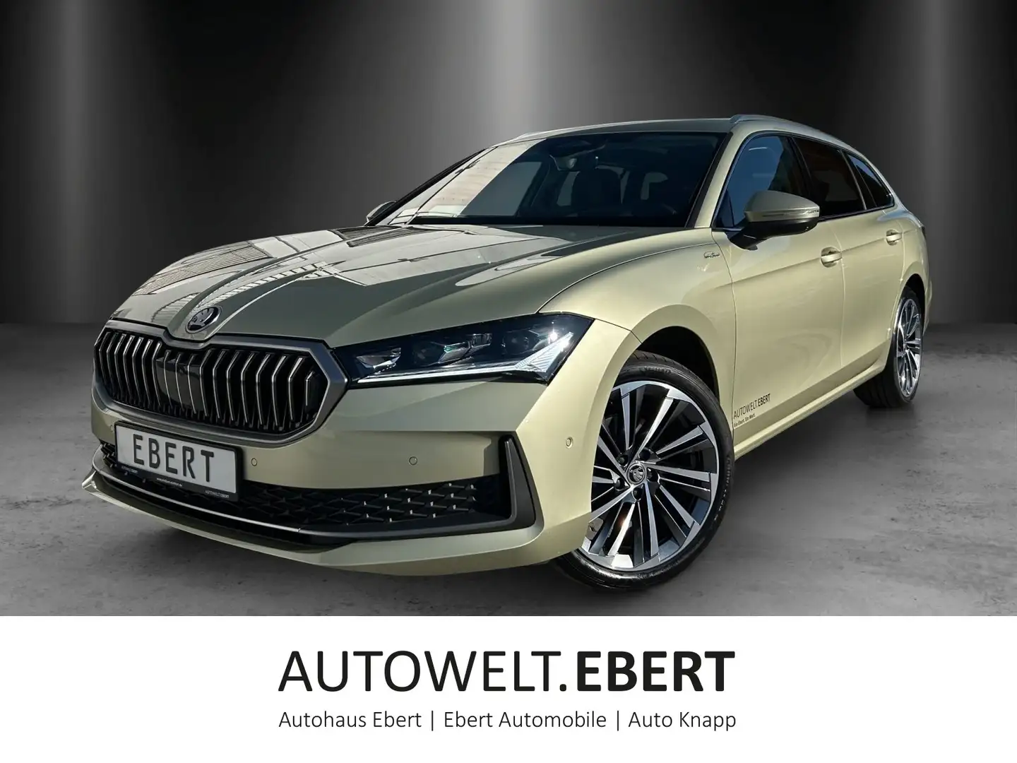 Skoda Superb Combi 2.0 TDI L&K/ST-HZG/PANO-DA/AHK/360° Geel - 1