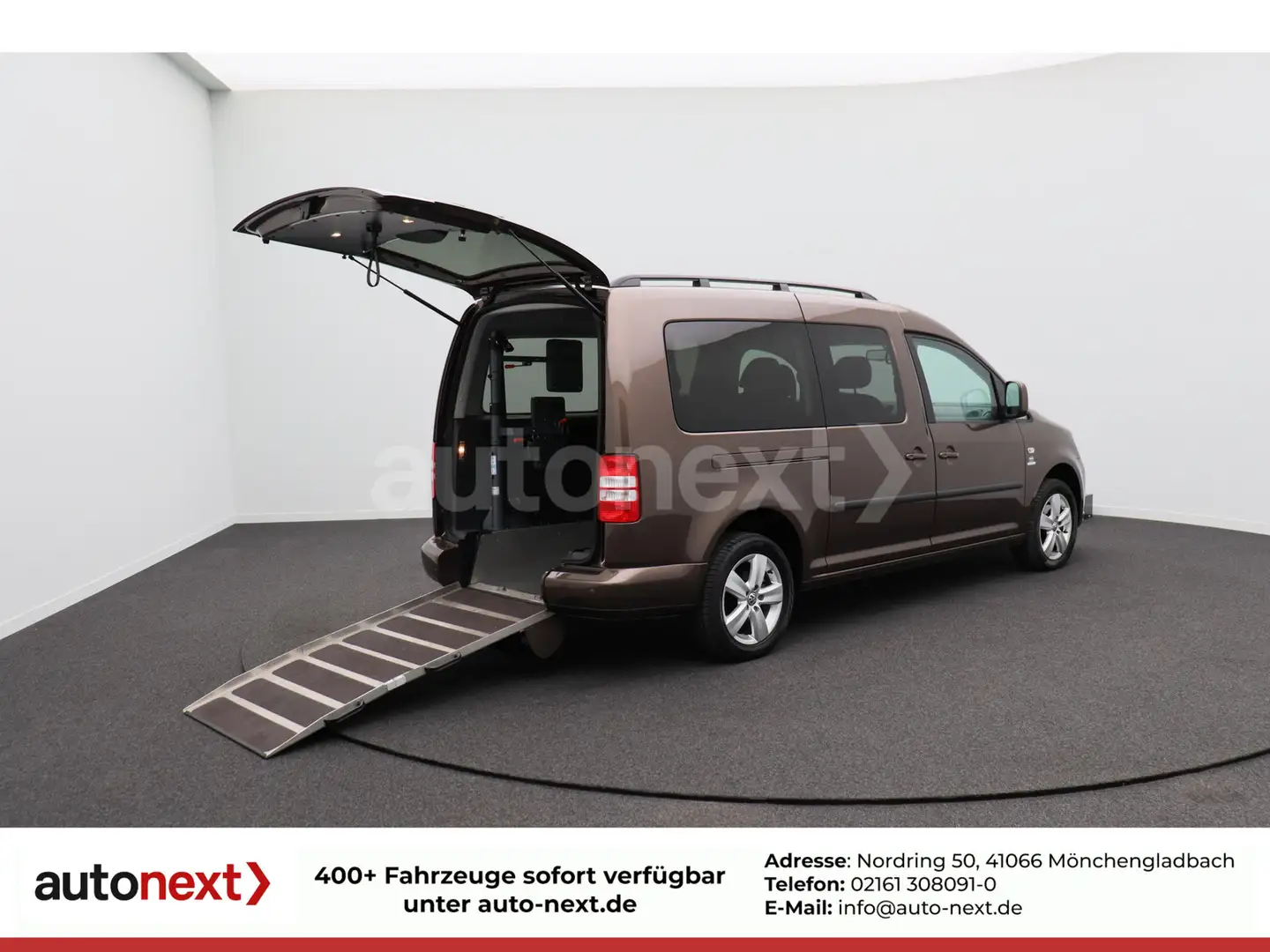 Volkswagen Caddy Maxi 1.6 TDI *Rollstuhl-Rampe* 2x Schiebetür 9271 Bruin - 1