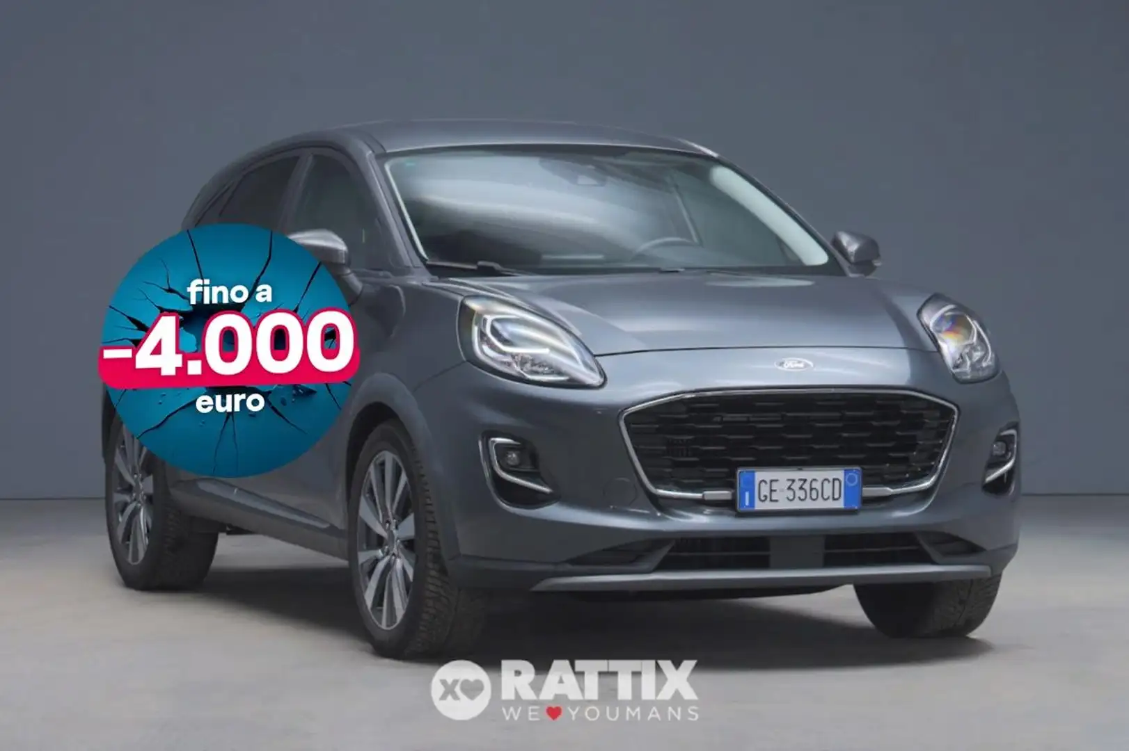 Ford Puma 1.0 ecoboost h 125CV Titanium X Grau - 1