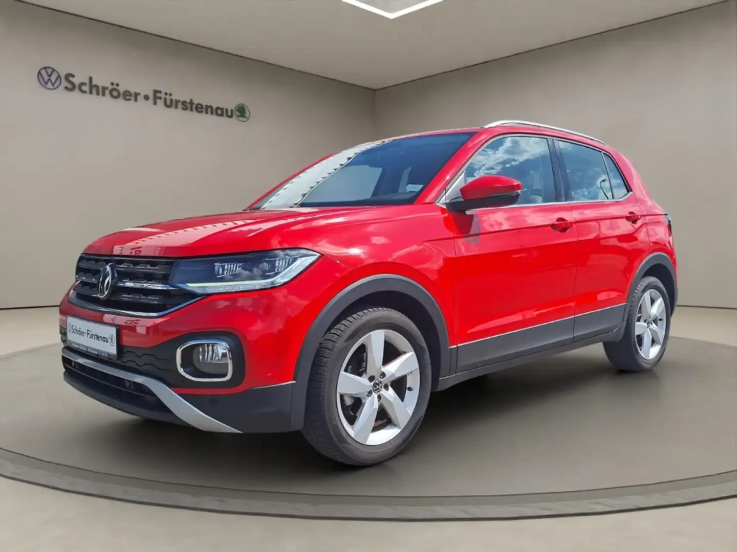 Volkswagen T-Cross Style 1.0 TSI DSG (AHK/ACC/LED/Kamera) Rot - 1