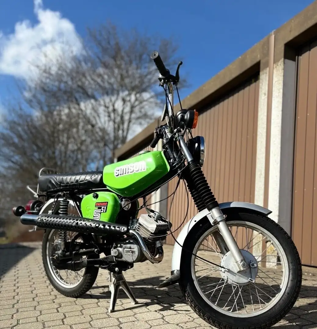 Simson S 51 enduro Zelená - 1