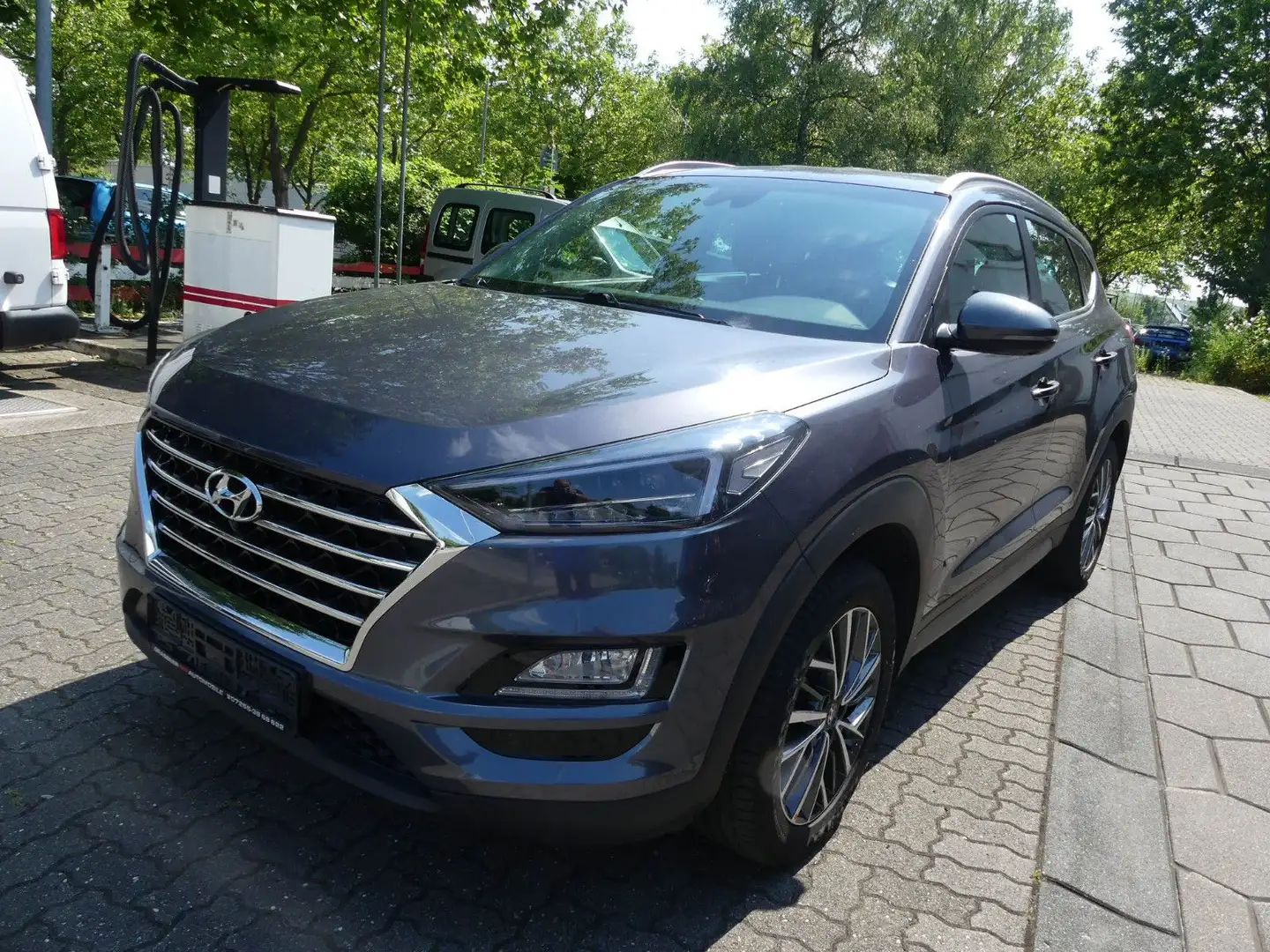 Hyundai TUCSON Style NAVI AHK LED ASSIS*360 *1.HAND Lenkradheiz Grau - 2