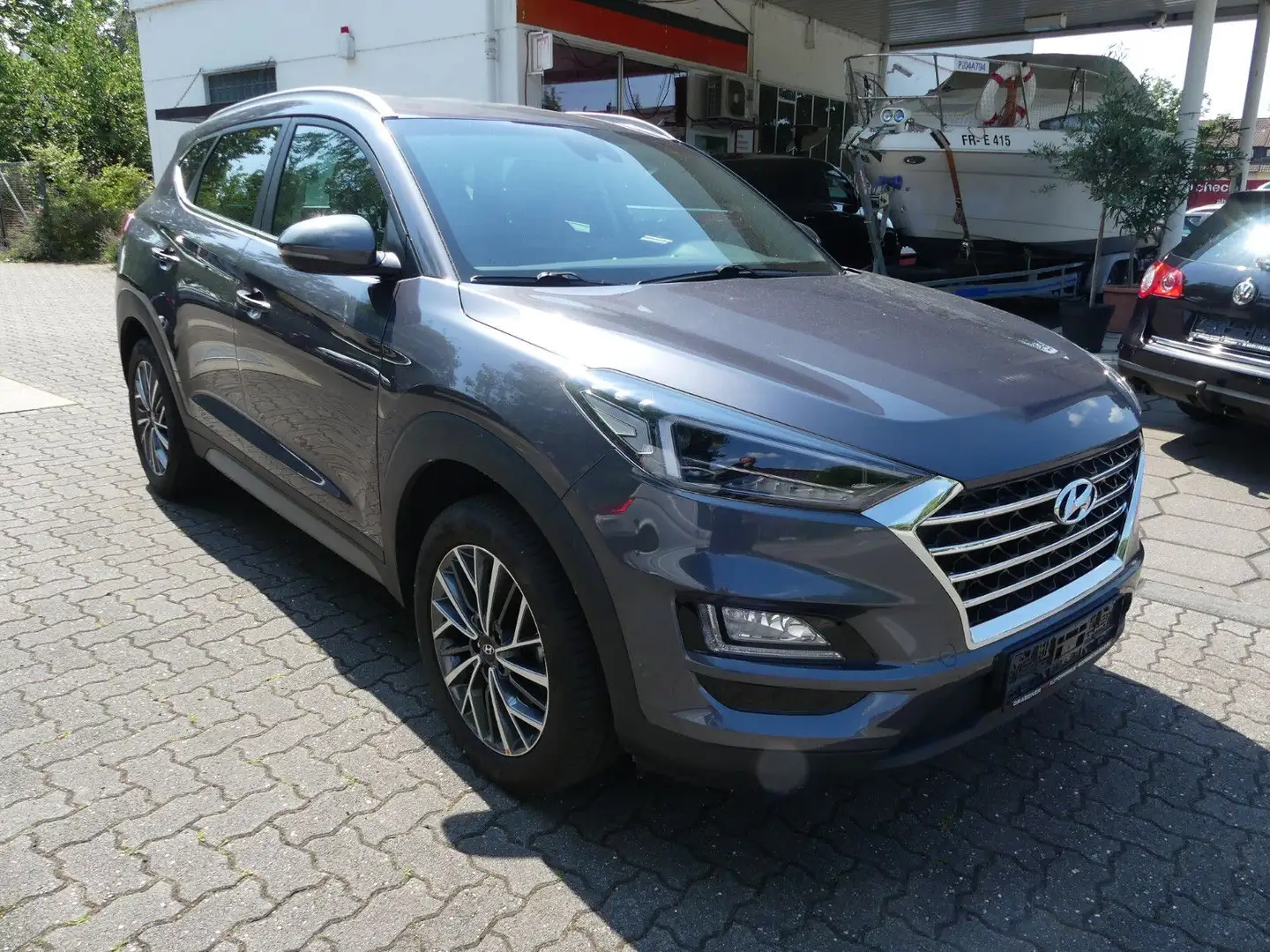 Hyundai TUCSON Style NAVI AHK LED ASSIS*360 *1.HAND Lenkradheiz Grau - 1